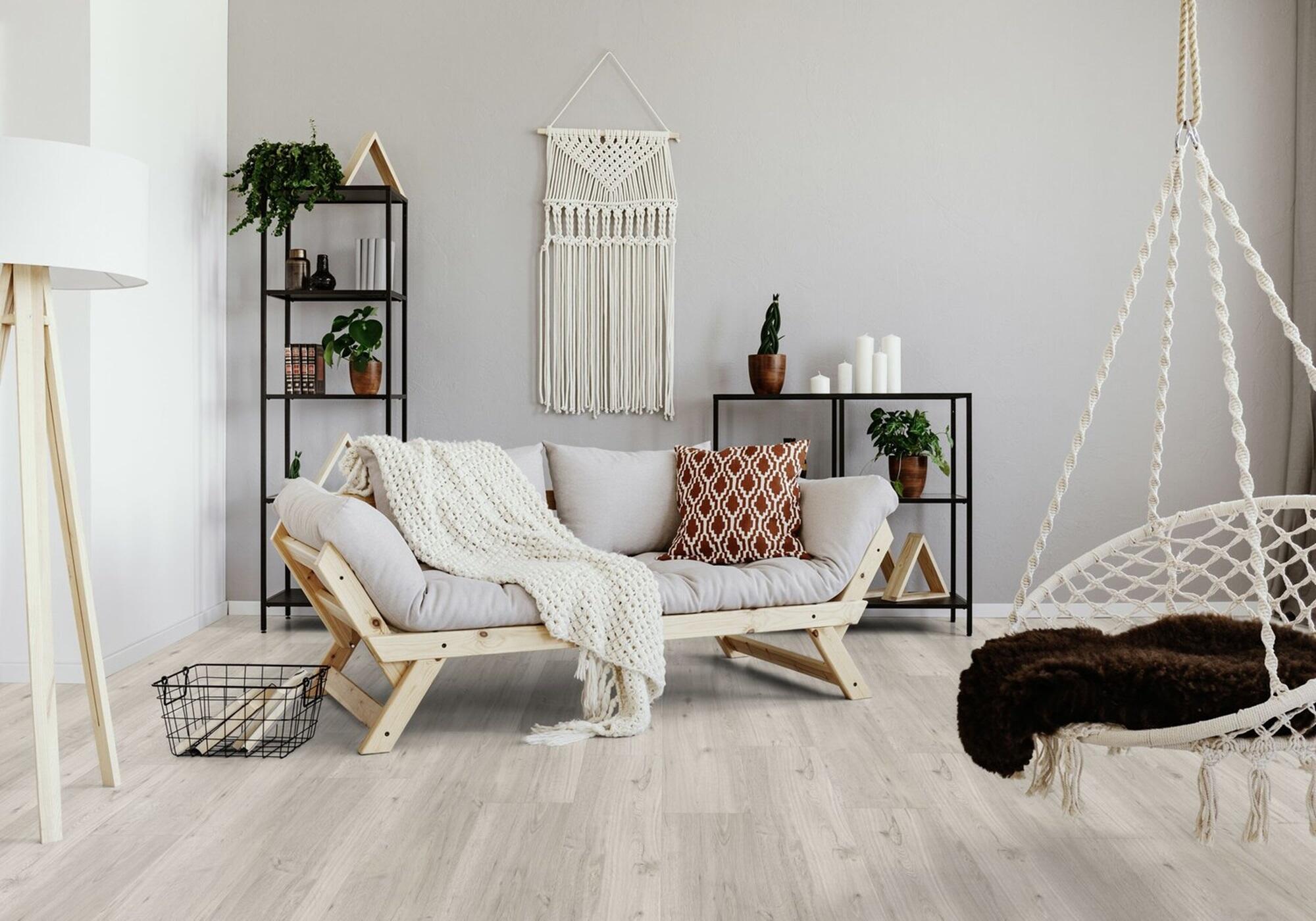 Suelo vinílico LVT clic forte SENSO CLIC 3 efecto madera gris COLUMBIA PEARL GERFLOR - 6