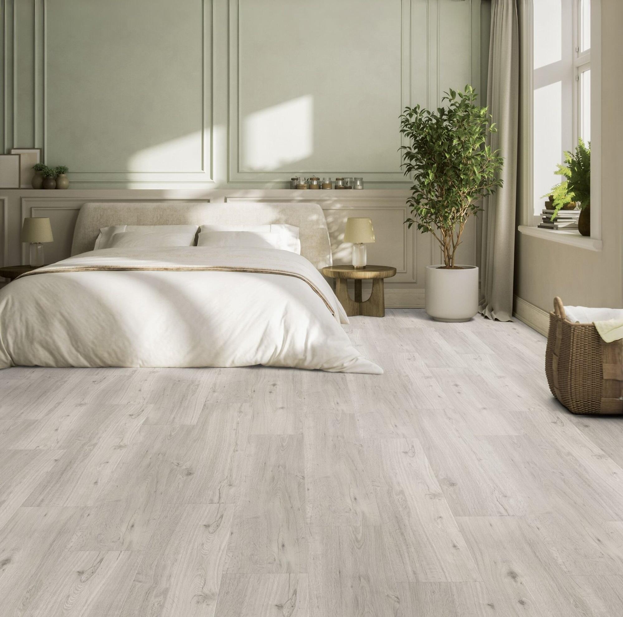 Suelo vinílico LVT clic forte SENSO CLIC 3 efecto madera gris COLUMBIA PEARL GERFLOR - 5