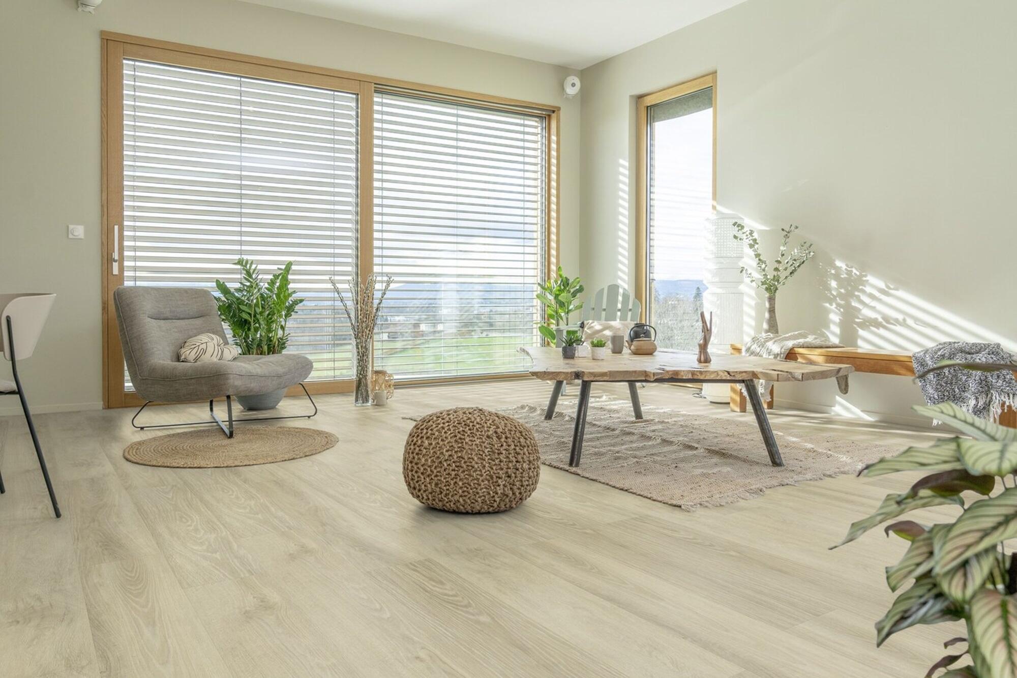Suelo vinílico LVT clic forte SENSO CLIC 3 efecto madera natural beige SIMBA NATURE GERFLOR - 7