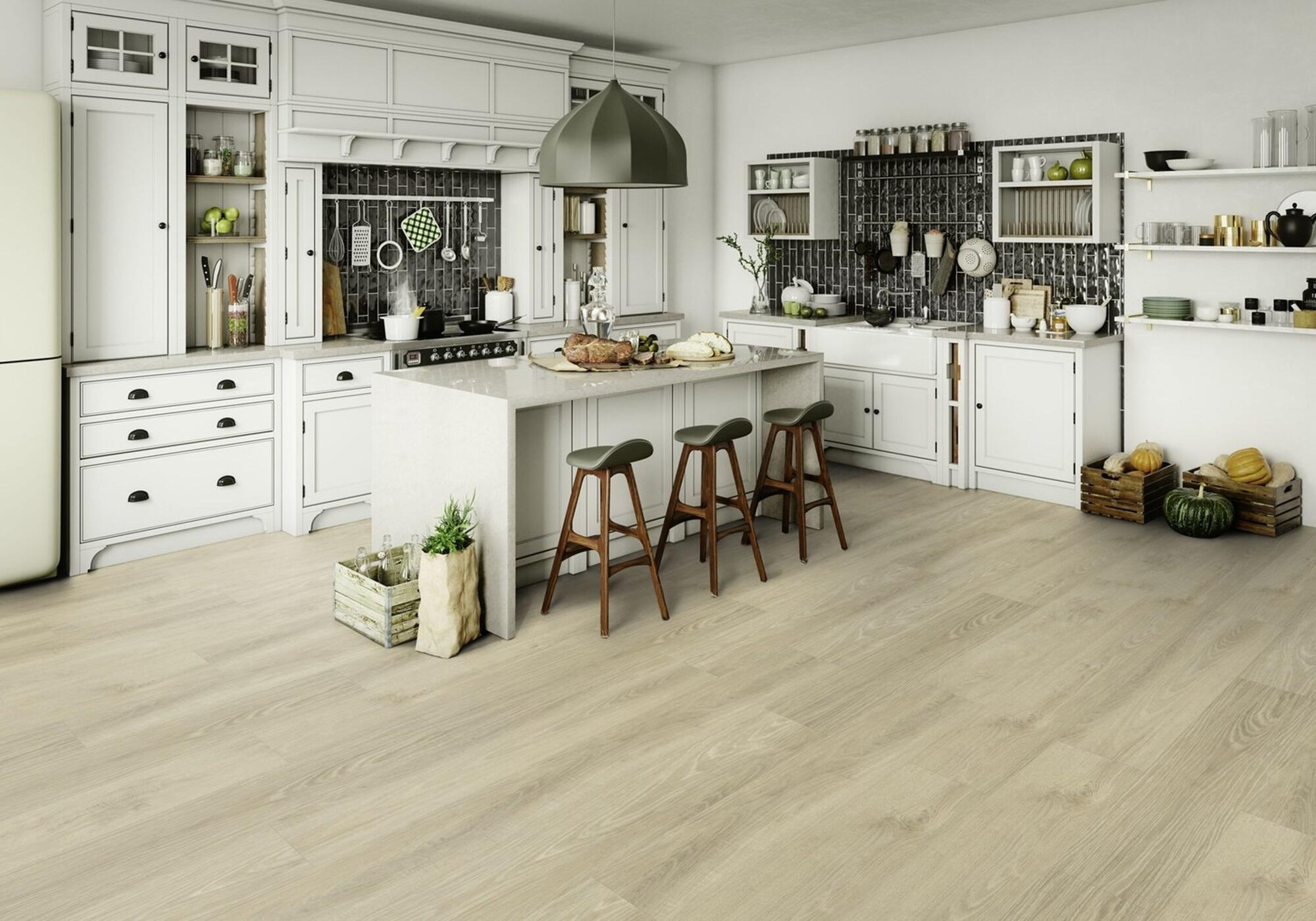 Suelo vinílico LVT clic forte SENSO CLIC 3 efecto madera natural beige SIMBA NATURE GERFLOR - 5