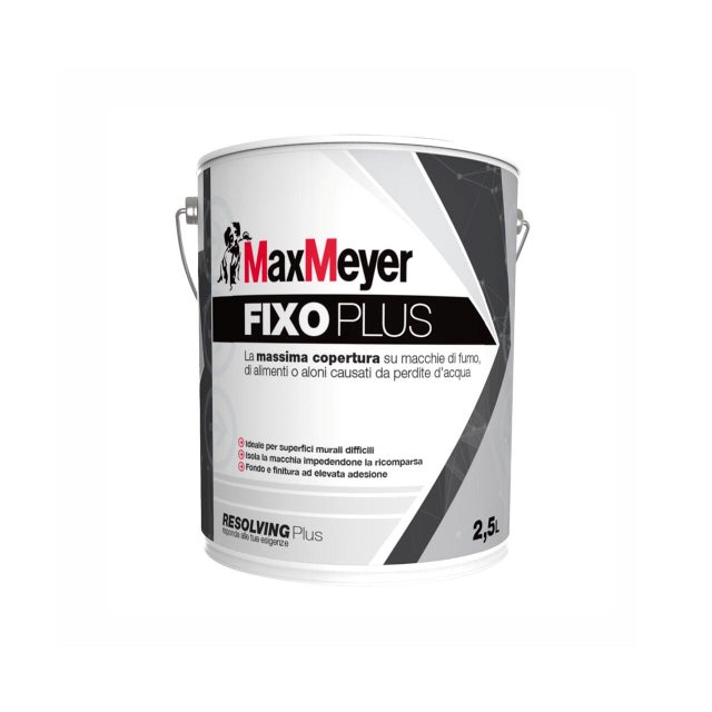 Pittura per interni, MAXMEYER Fixo plus bianco opaco, 2.5 L