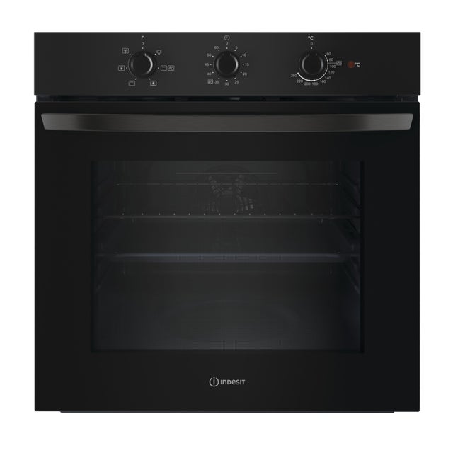 	
Forno da incasso elettrico multifunzione ventilato INDESIT nero