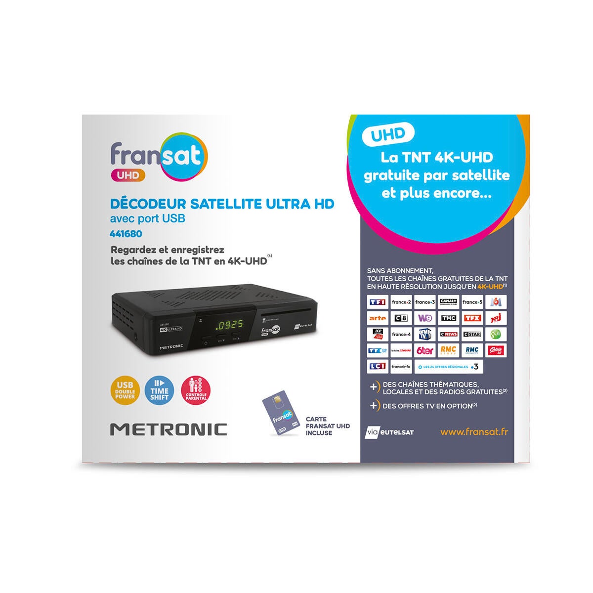 Décodeur Fransat METRONIC - 4