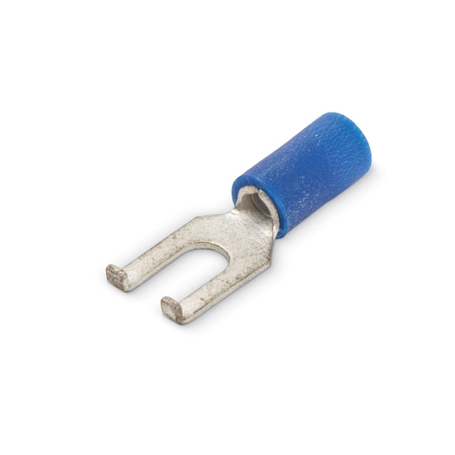 TERMINAL HORQUILLA AZUL 2.5/4,3MM 100UDS