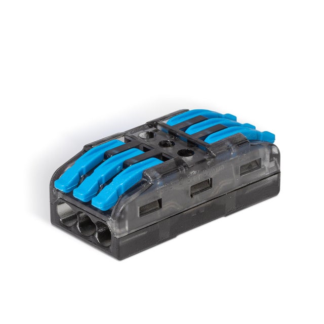 CONECTOR IN LINE 0.2-4MM2 UNIVERSAL 3P 5UDS