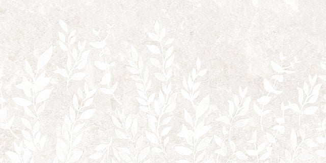 Glazura dekor 59.8x119.8 cm Jasmin Grey Leaves B Arte 1,43 m2 2 sztuki
