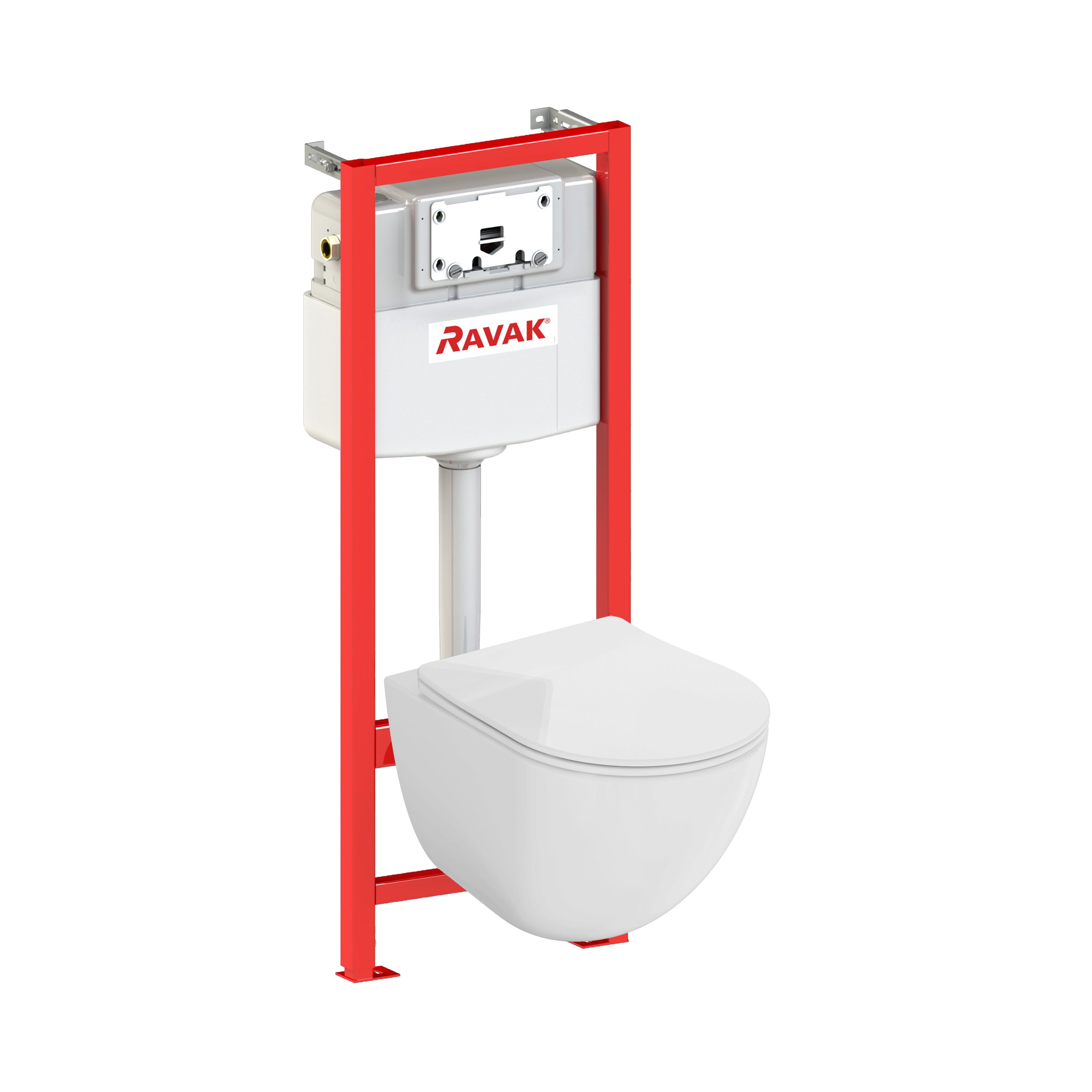 Zestaw WC podtynkowy wirowy bezkołnierzowy Ravak