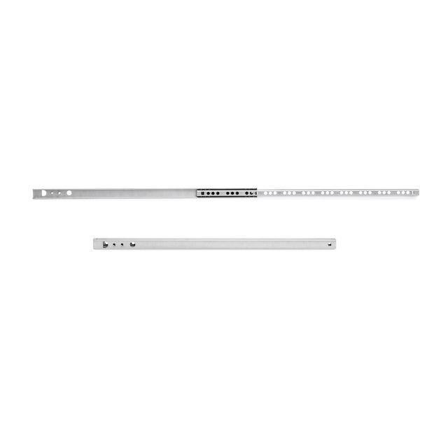 JUEGO 2 GUIAS DE BOLAS ALTURA 17MM LONGITUD 438MM EXTRACCION PARCIAL ACERO CINCADO
