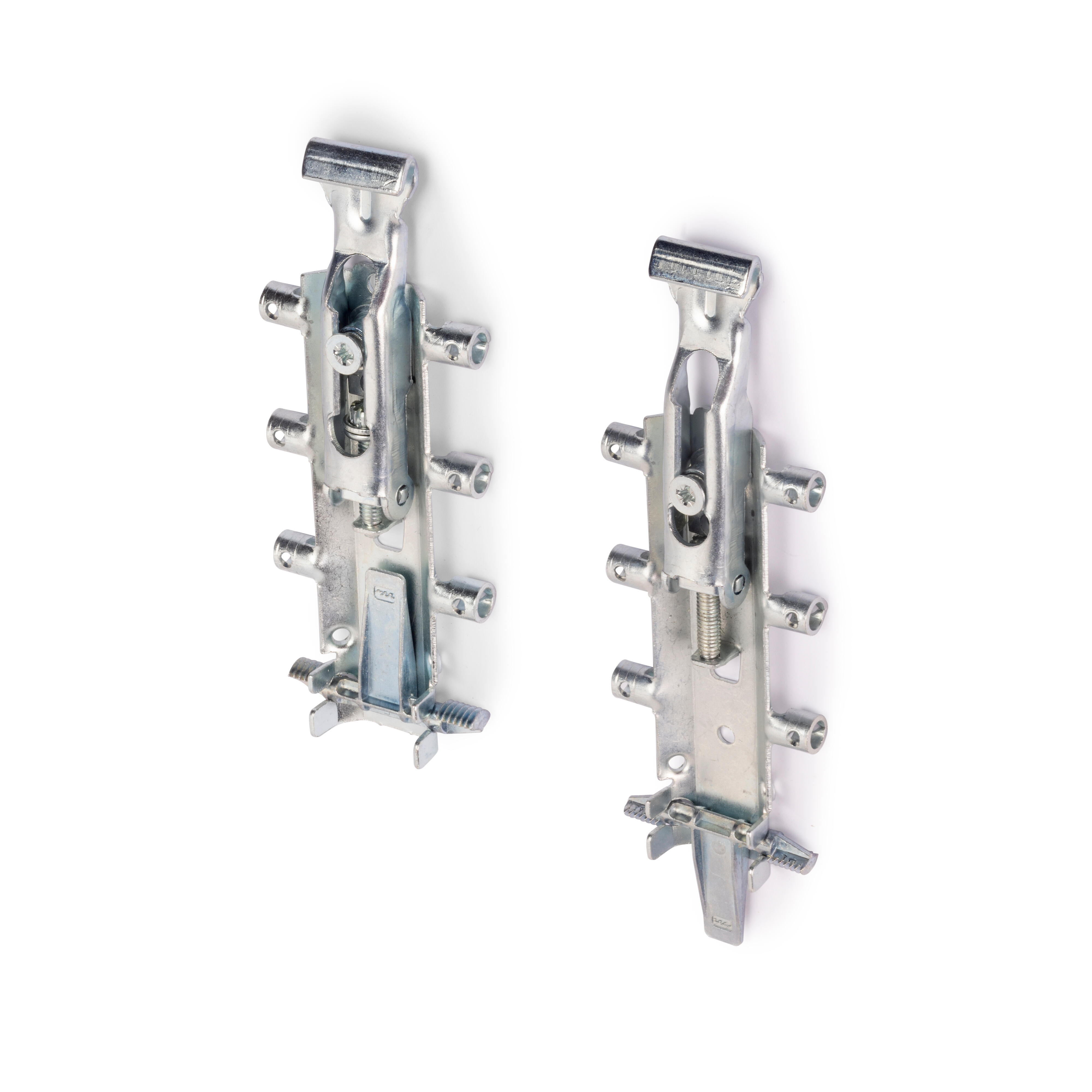 KIT COLGADORES OCULTOS PARA MODULOS ALTOS  CON PLETINA, ACERO CINCADO - 2