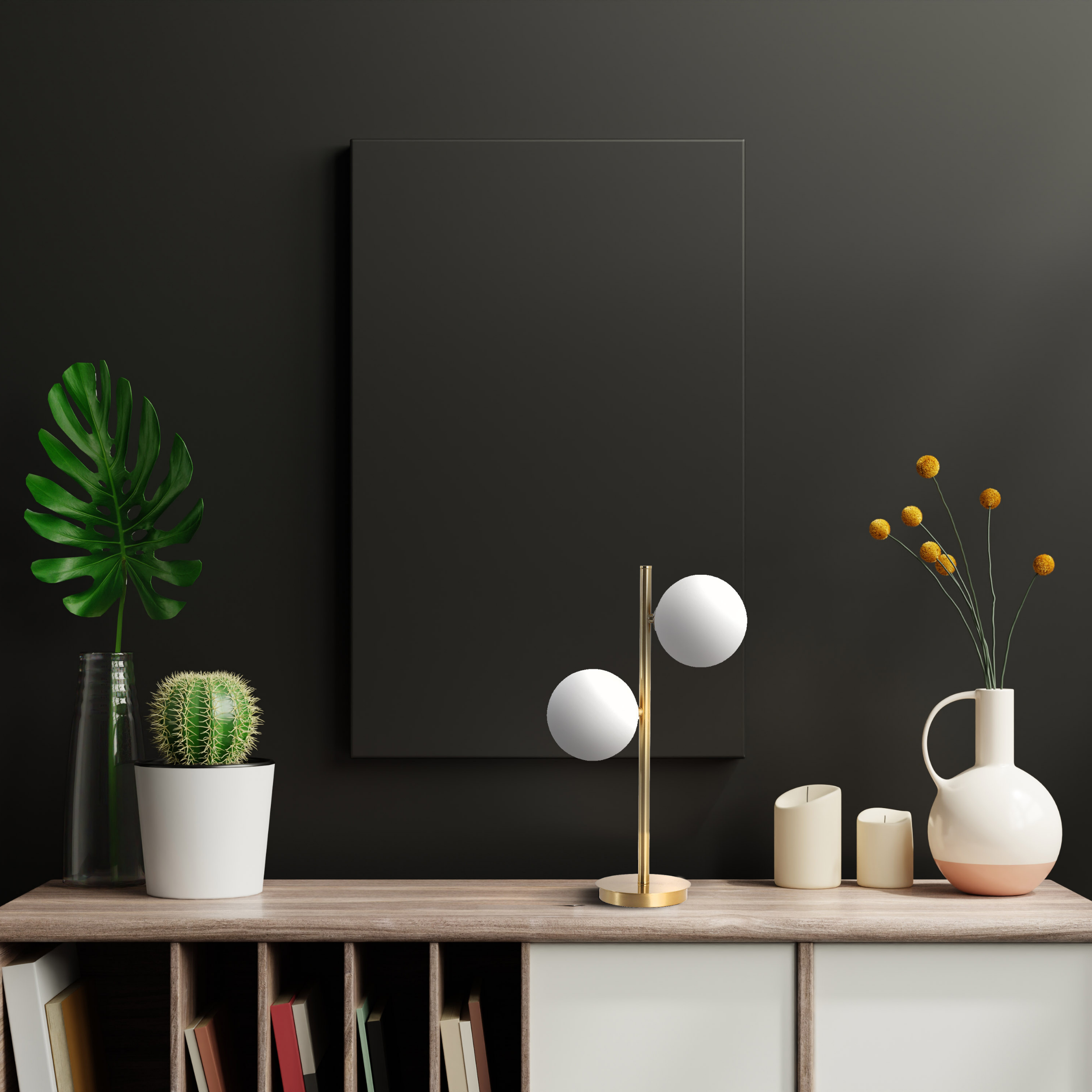 Lámpara de mesa compatible con casquillo g9 dora light prestige con estructura dorada pantalla blanca de vidrio alimentación a red