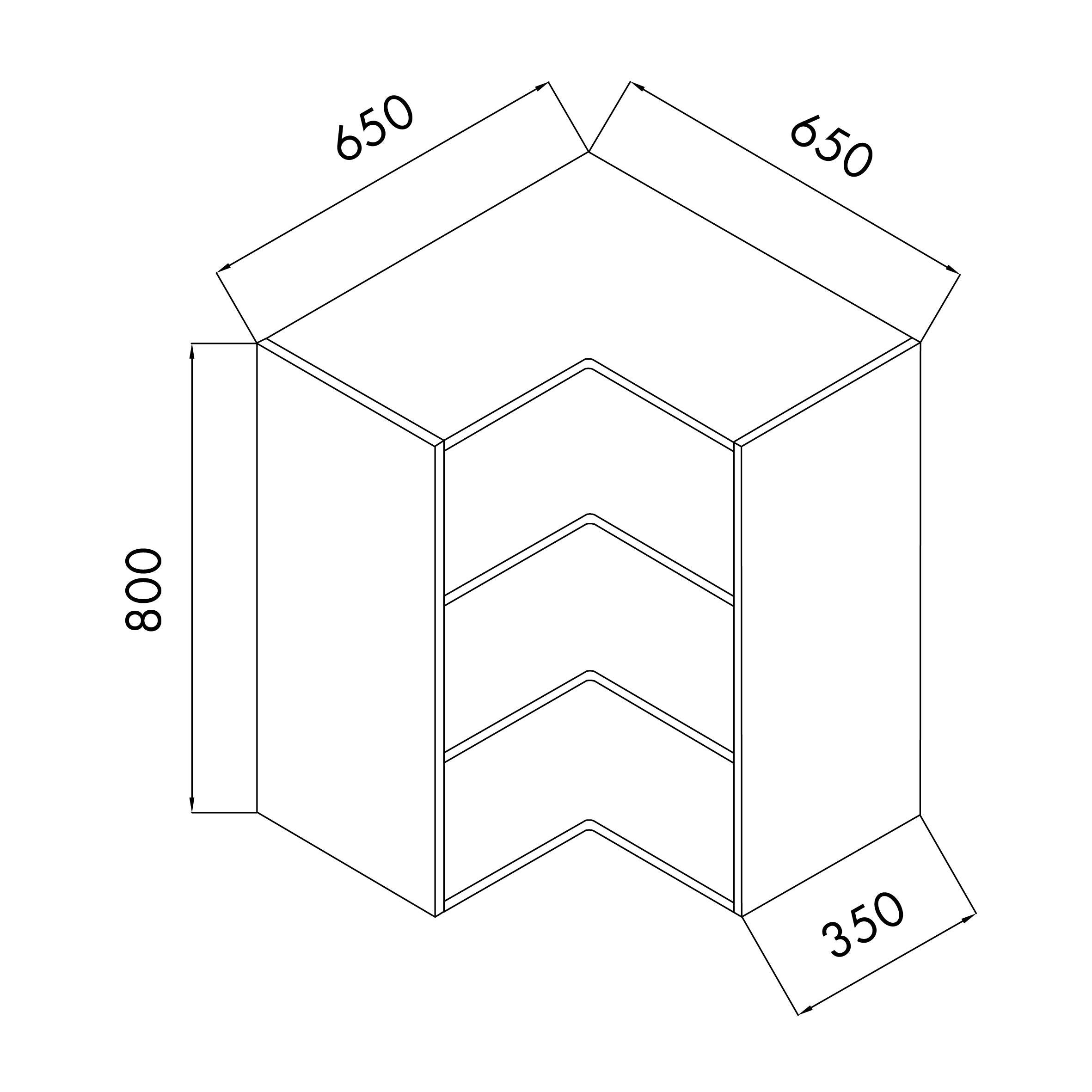 MÓDULO COCINA BLANCO ALTO RINCON 80X65X33CM - 2