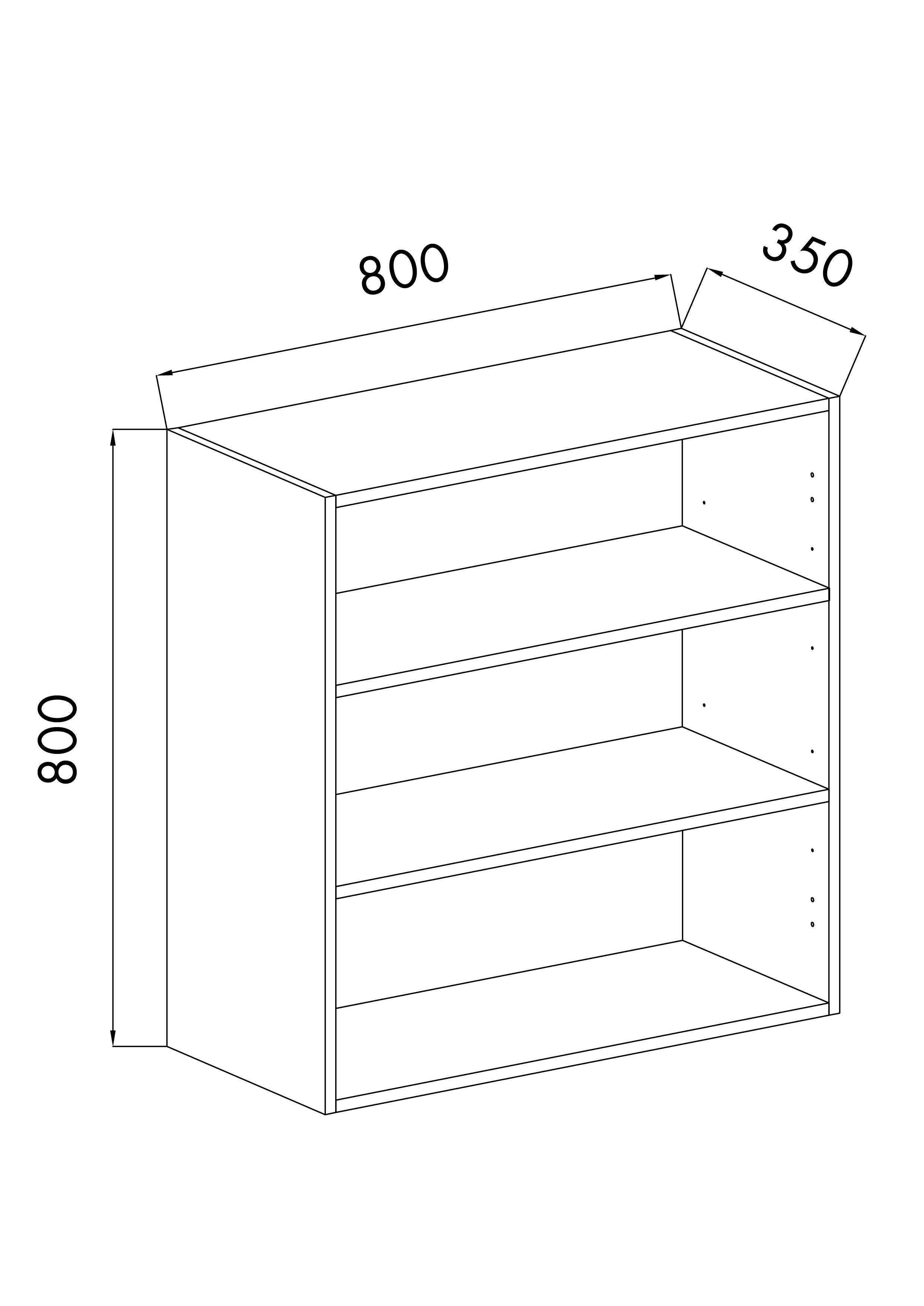 MÓDULO COCINA BLANCO ALTO 80X80X35CM - 3