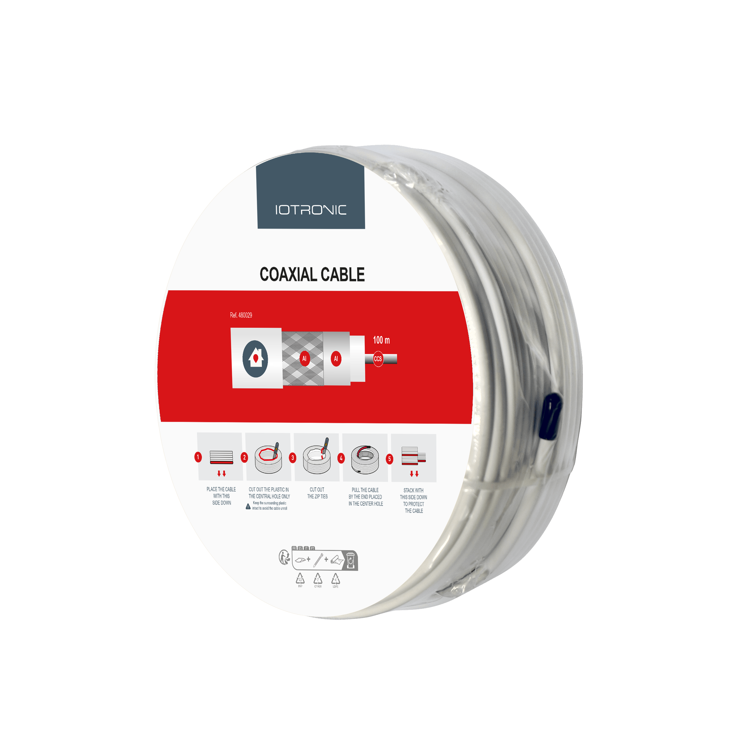 CABLE COAXIAL CXT-1 ECA BLANCO 100M - 2