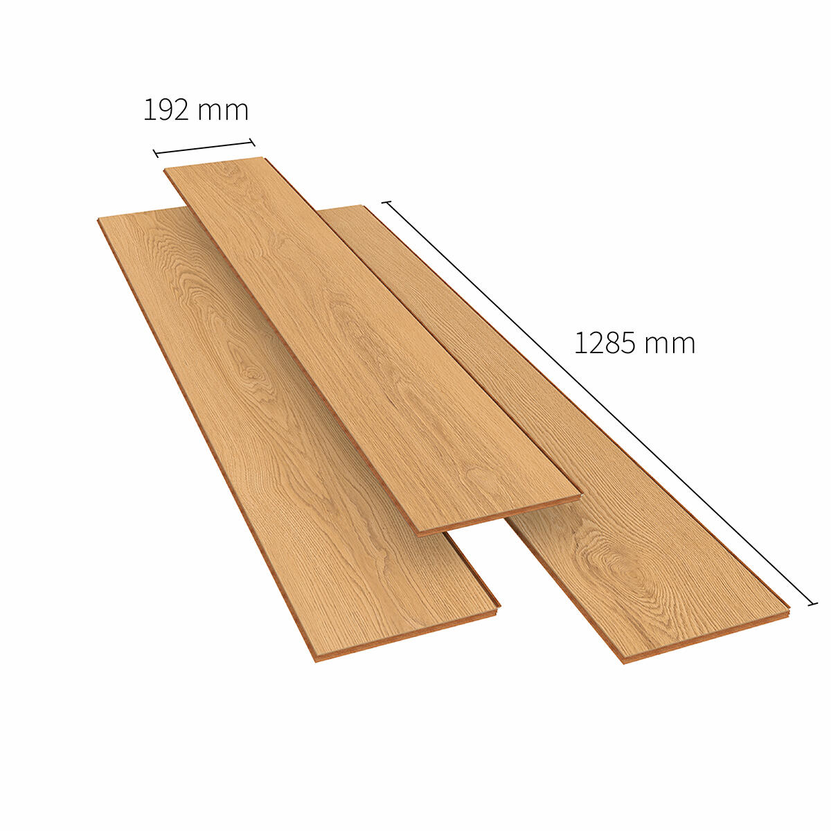 Pavimento laminato effetto legno giallo, resistente all'acqua, AC4 classe 32, sp. 8 mm, ARTENS Taranis, 2.22 m² - 9