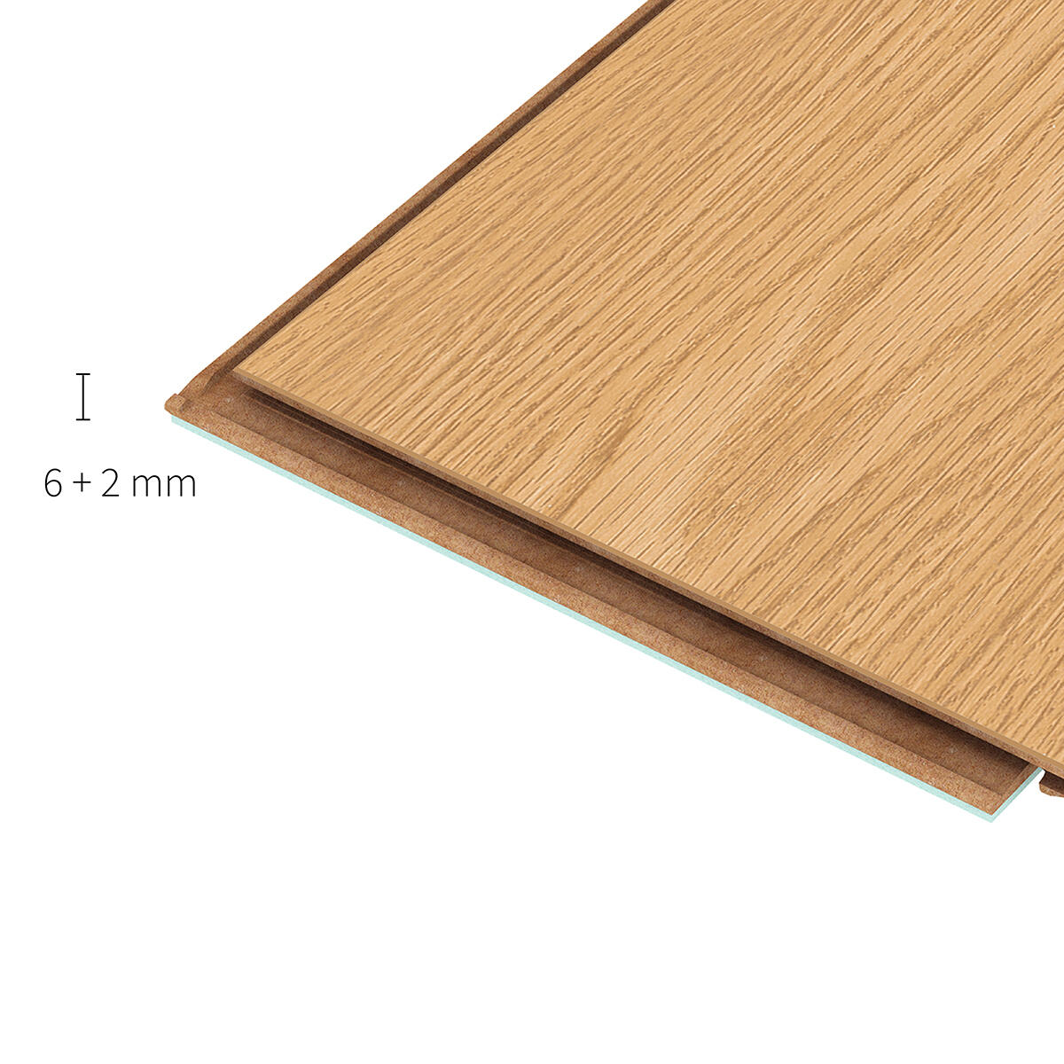 Pavimento laminato effetto legno giallo, resistente all'acqua, AC4 classe 32, sp. 8 mm, ARTENS Taranis, 2.22 m² - 7