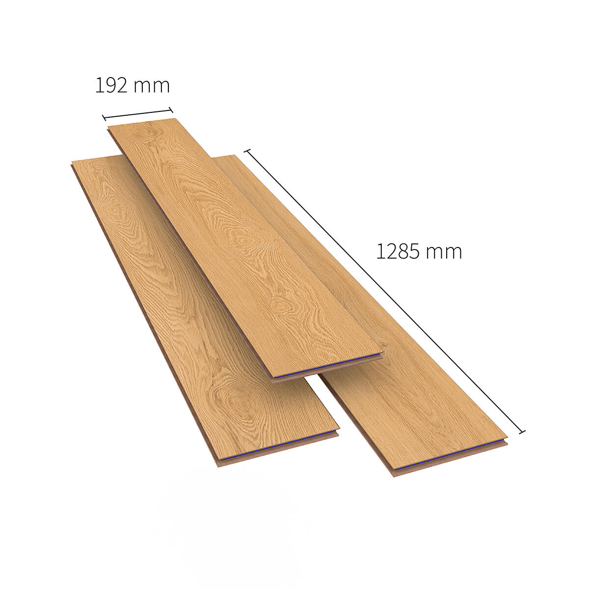 Pavimento laminato effetto legno giallo, resistente all'acqua, AC4 classe 32, sp. 8 mm, ARTENS Taranis, 2.22 m² - 6