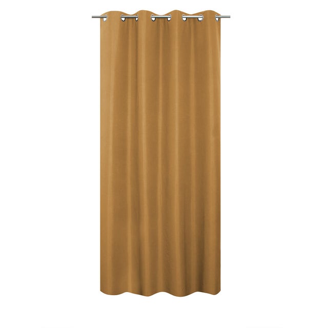 Rideau occultant thermique, Mirror +, ocre H.240 x l.135 cm