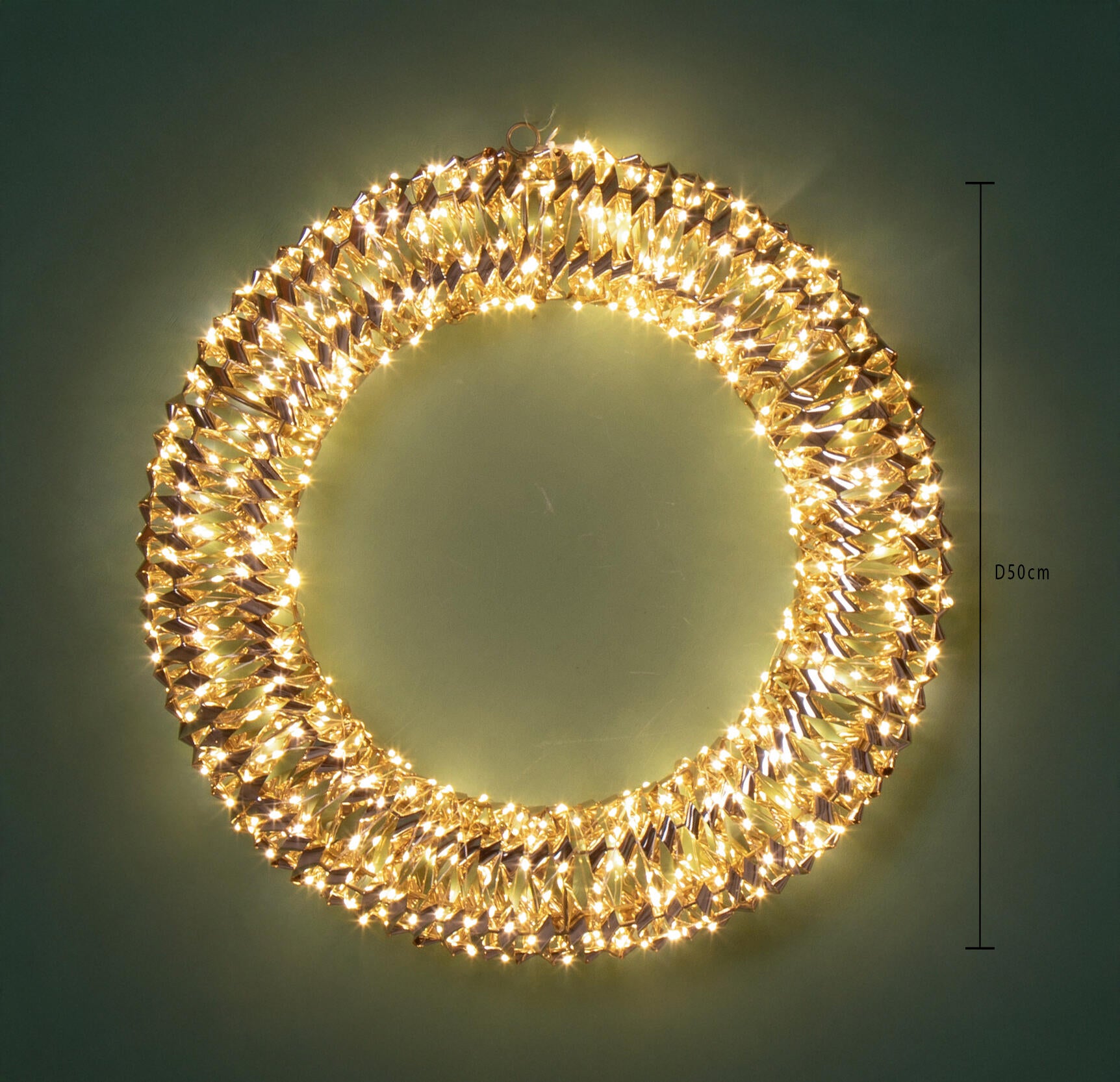 Corona di natale multicolore ø 50 cm - 3