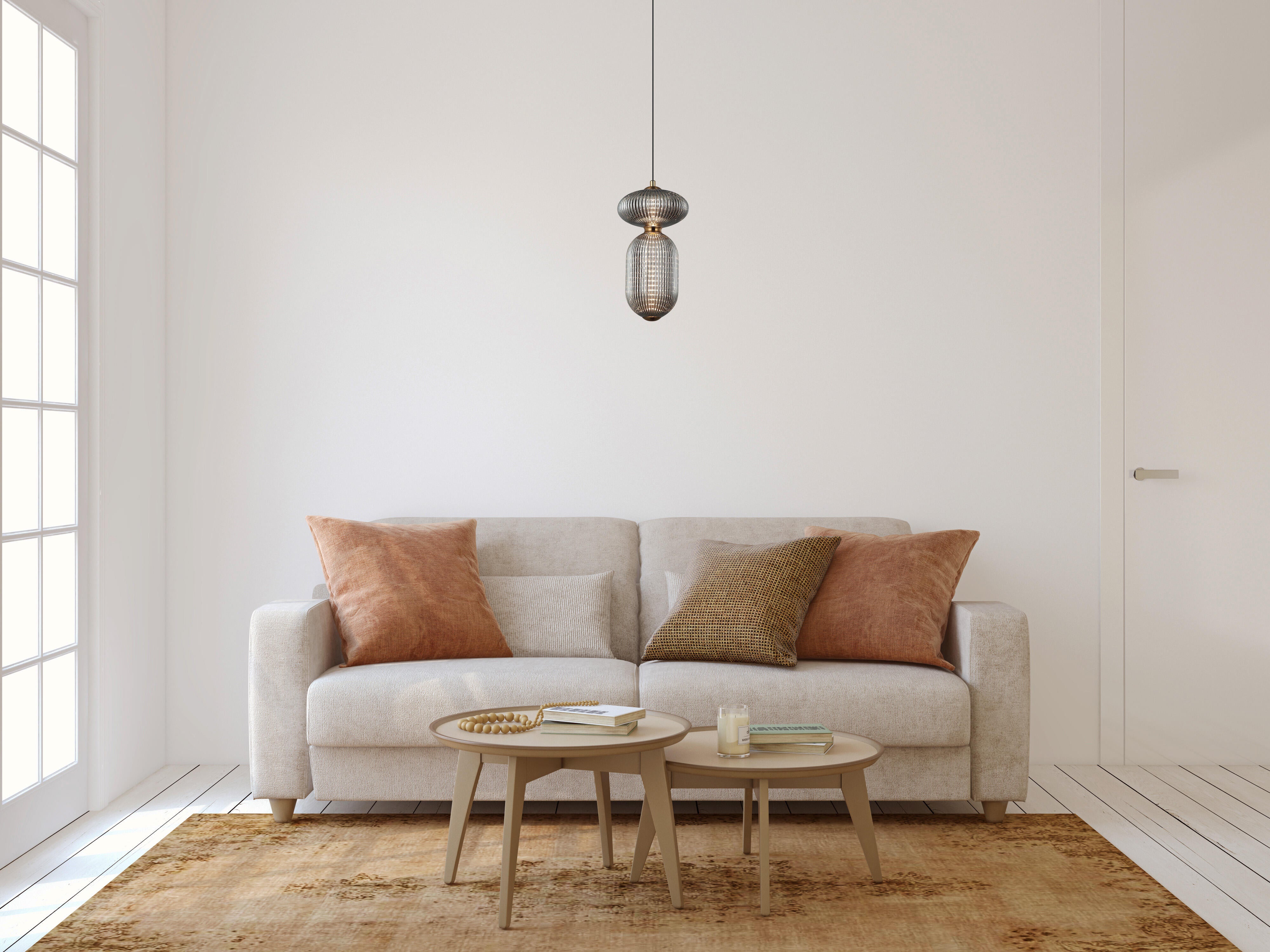 Lampa wisząca Nico szkło dymione 1150 lm LED Italux - 2