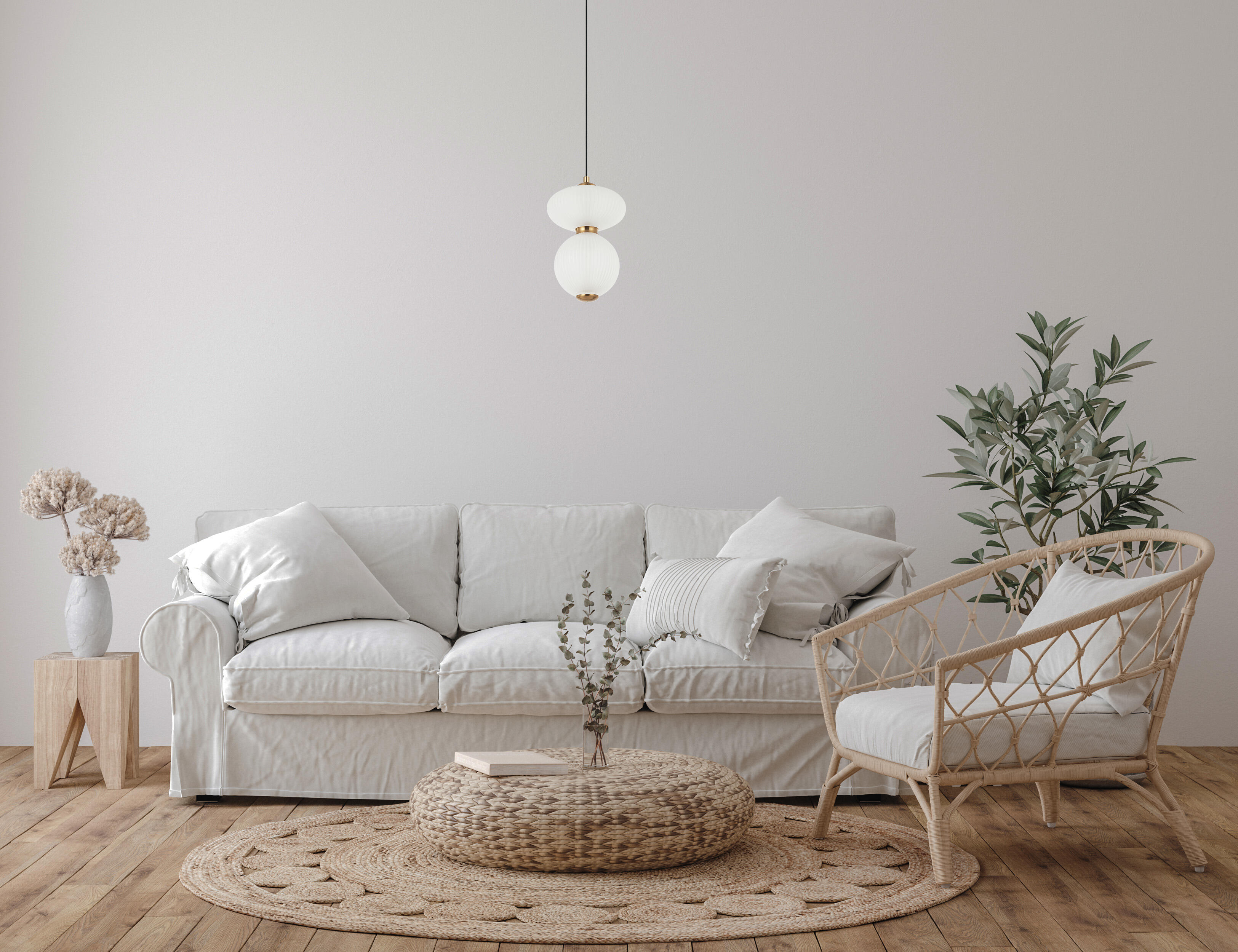 Lampa wisząca Nico szkło 950 lm LED Italux - 2