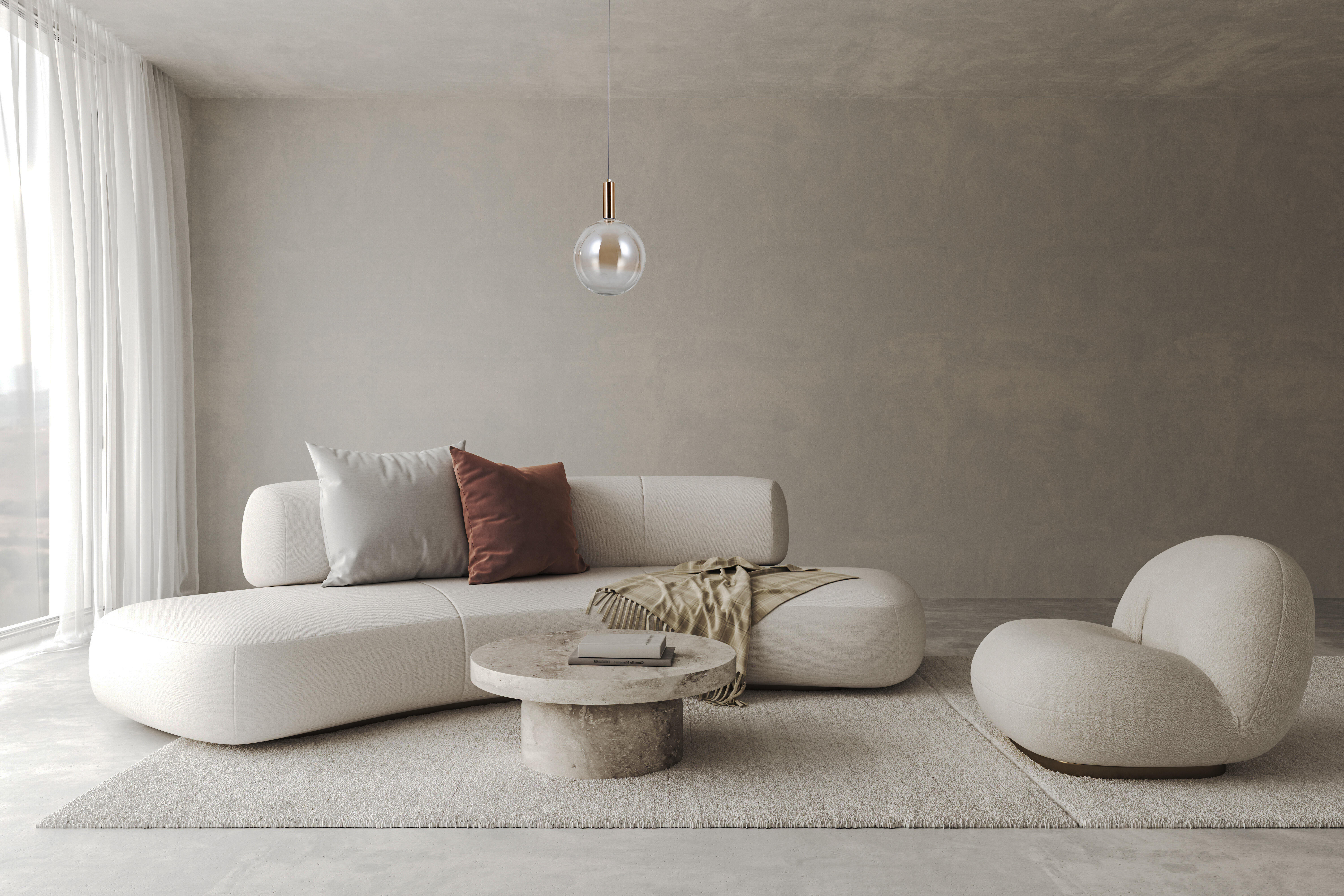 Lampa wisząca Strela złota 25 cm LED Italux - 2