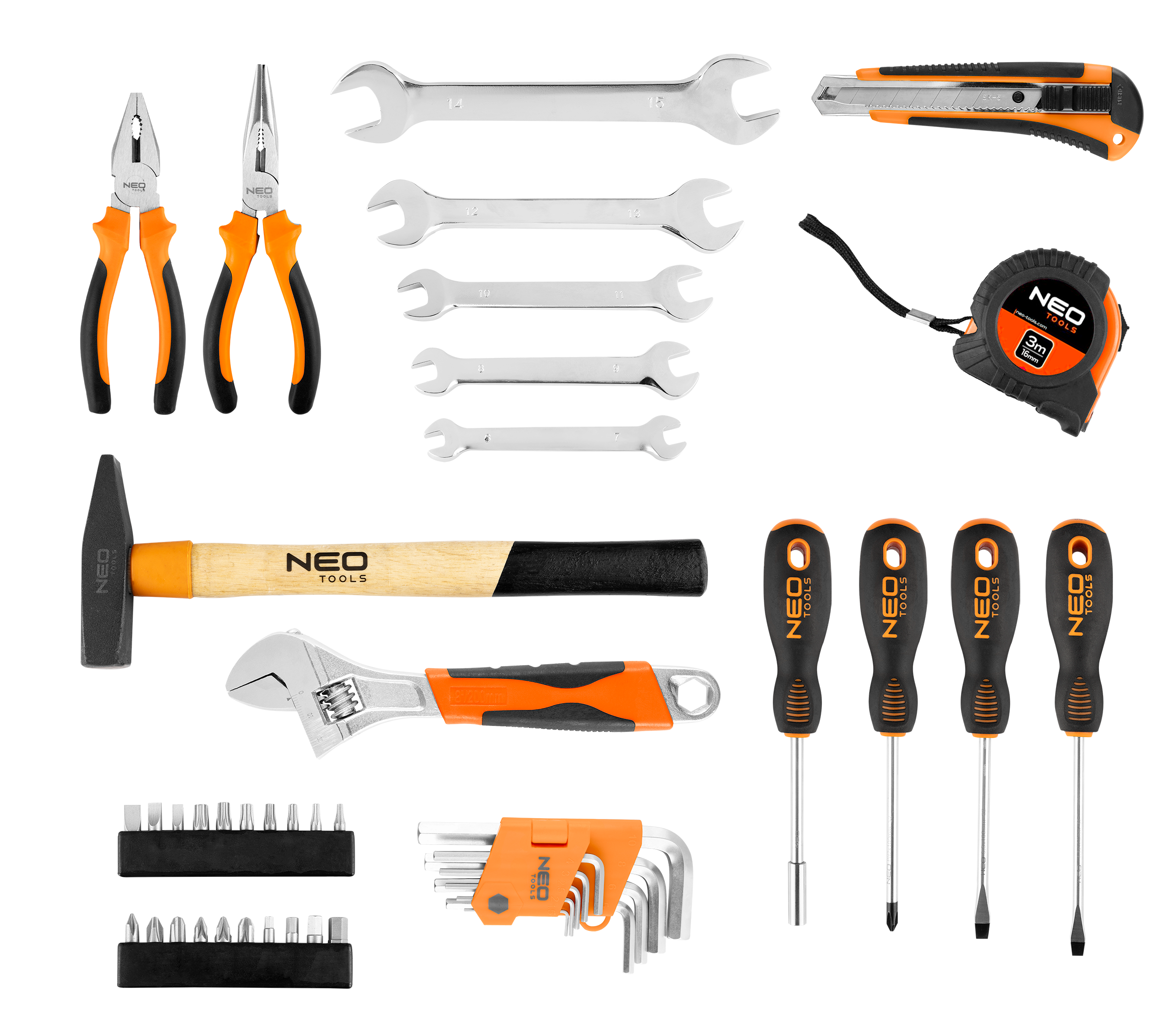 Zestaw narzędzi ręcznych 44  sztuk NEO TOOLS - 4