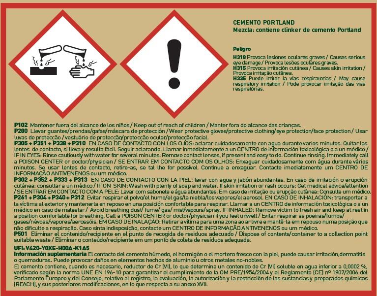CEMENTO GRIS TUDELA VEGUIN II B-V 32,5R  25 KG - 3