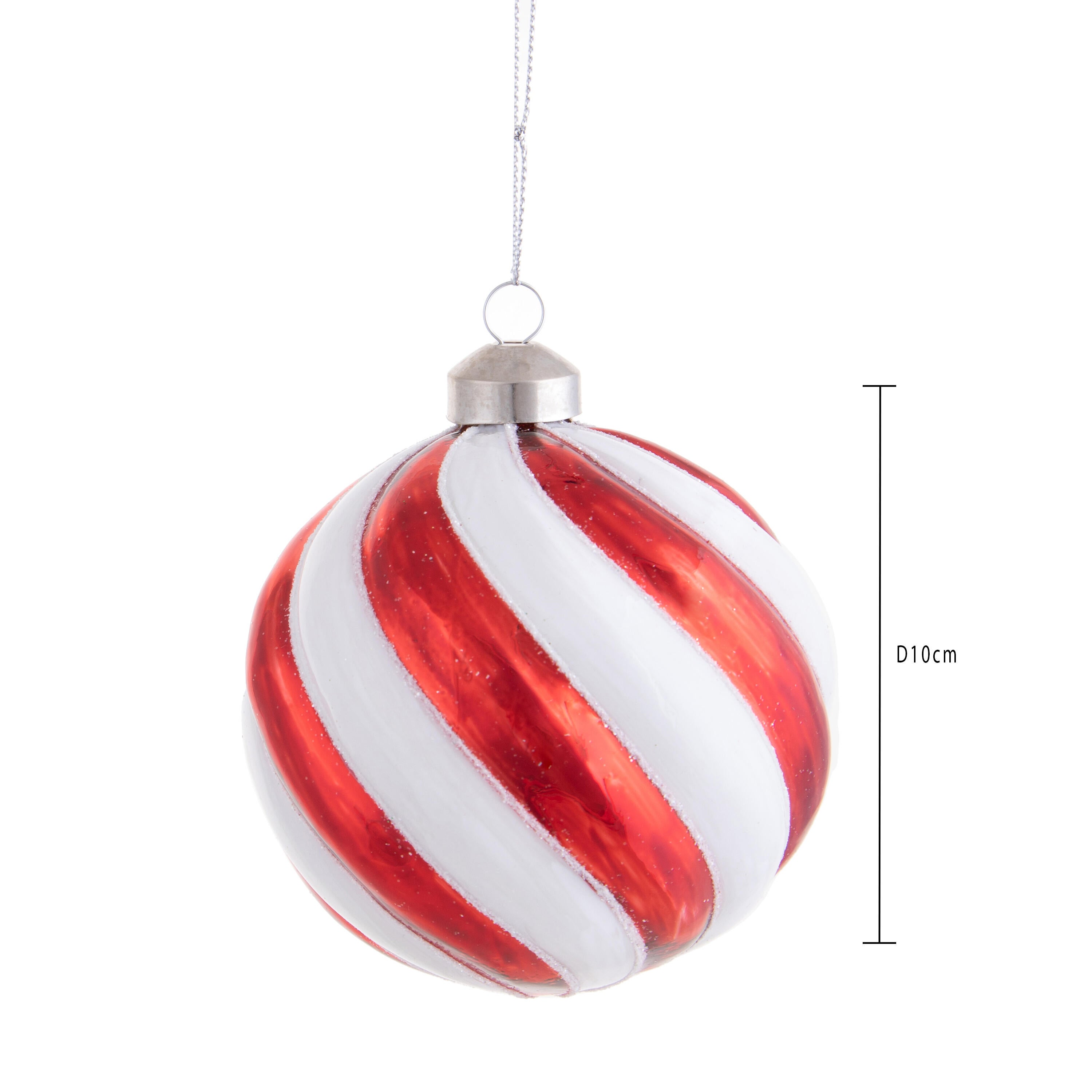 Sfera natalizia in vetro confezione da 4 pezzi - 2