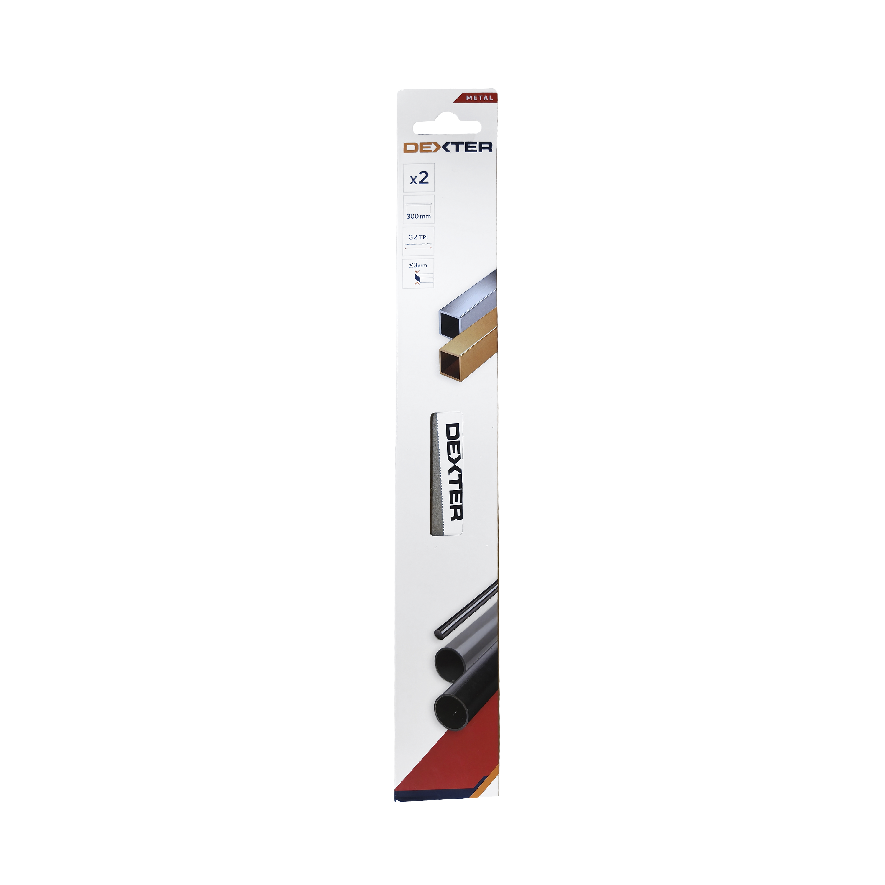 2 Lâminas de serra de esquadria para madeira e plástico 300 mm Dexter 14 TPI - 4