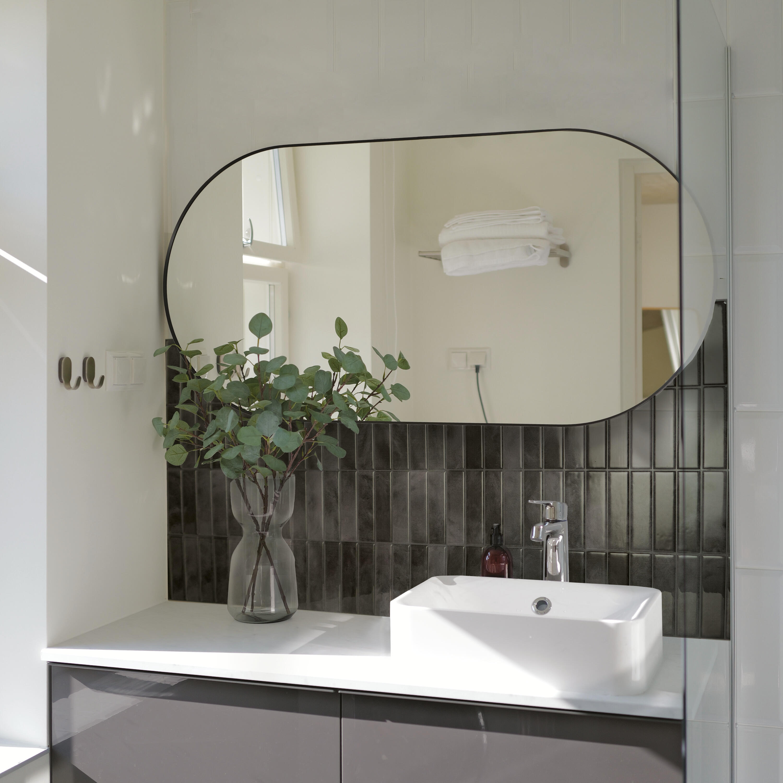 Copertura autoadesivo SMART TILES Morocco Zaida nero lucido 22.8 cm x 29 cm - 2