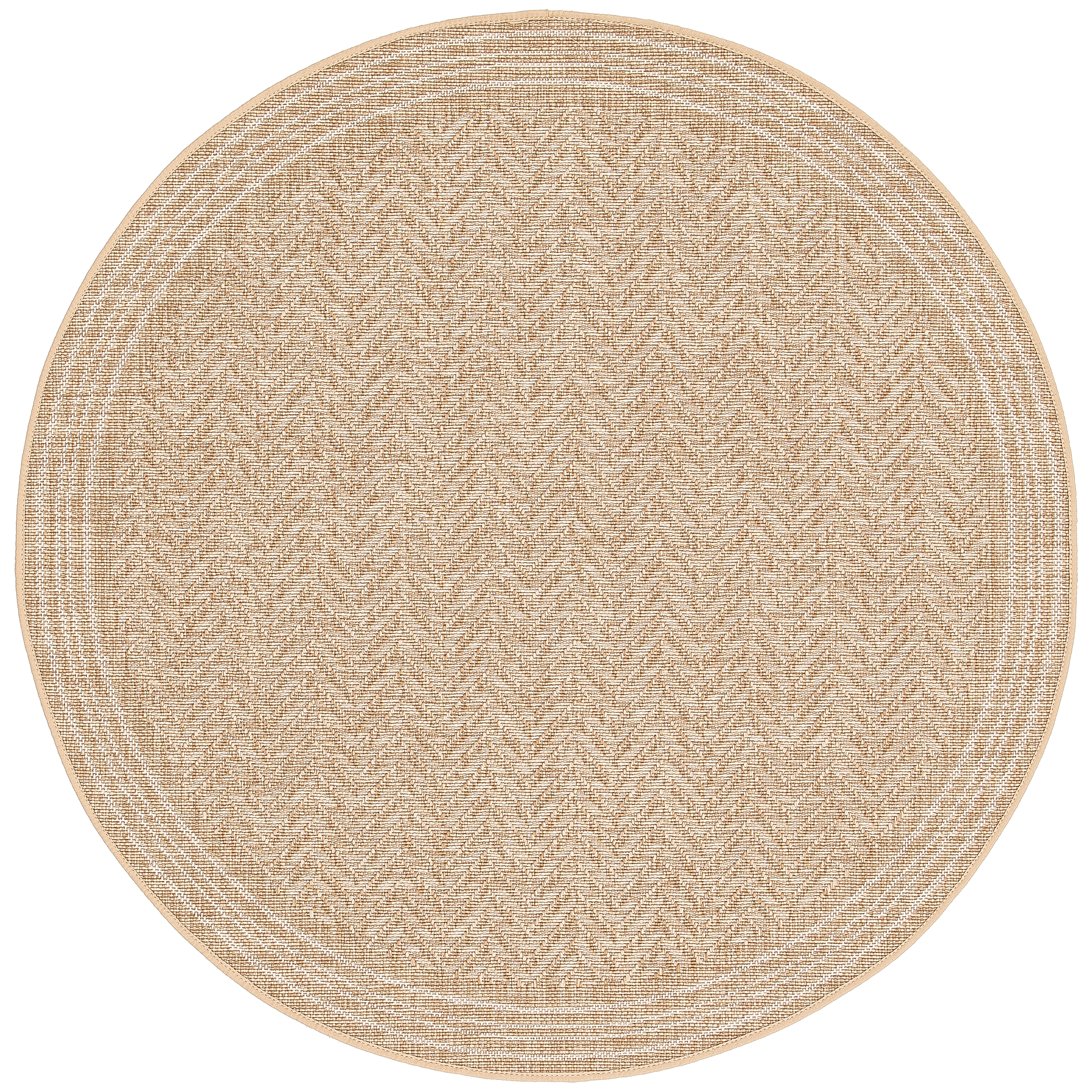 Dywanik okrągły 120 cm Awa Natural beżowy Inspire