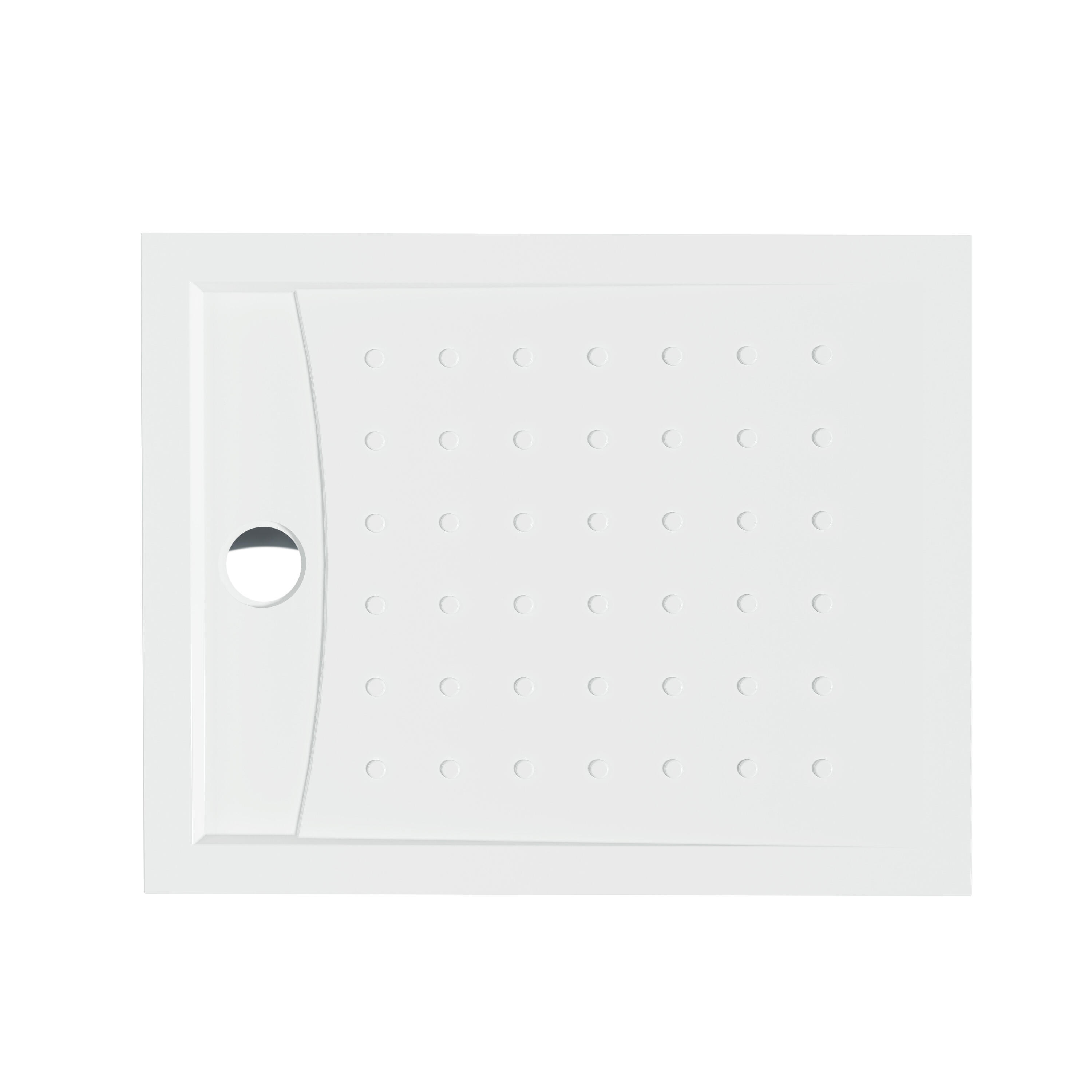 PLATO DE DUCHA ACRILICO RECTANGULAR BLANCO 72X90X5CM - 2