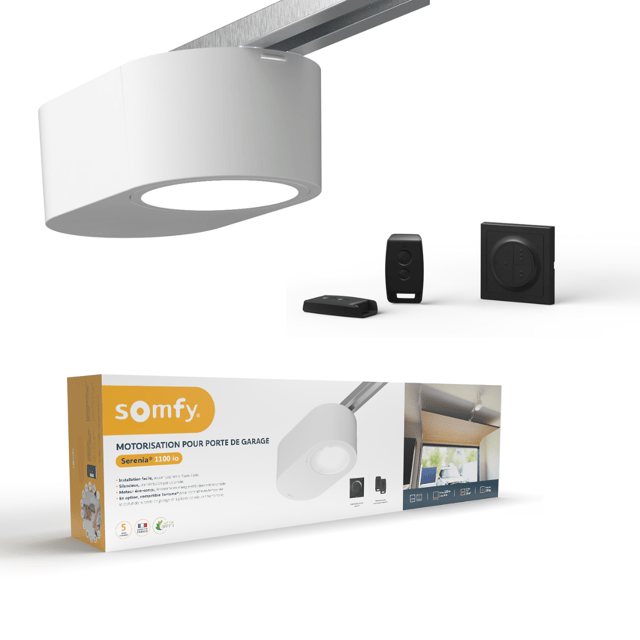 Motorisation pour porte de garage Serenia io 1100 - Somfy 1246364