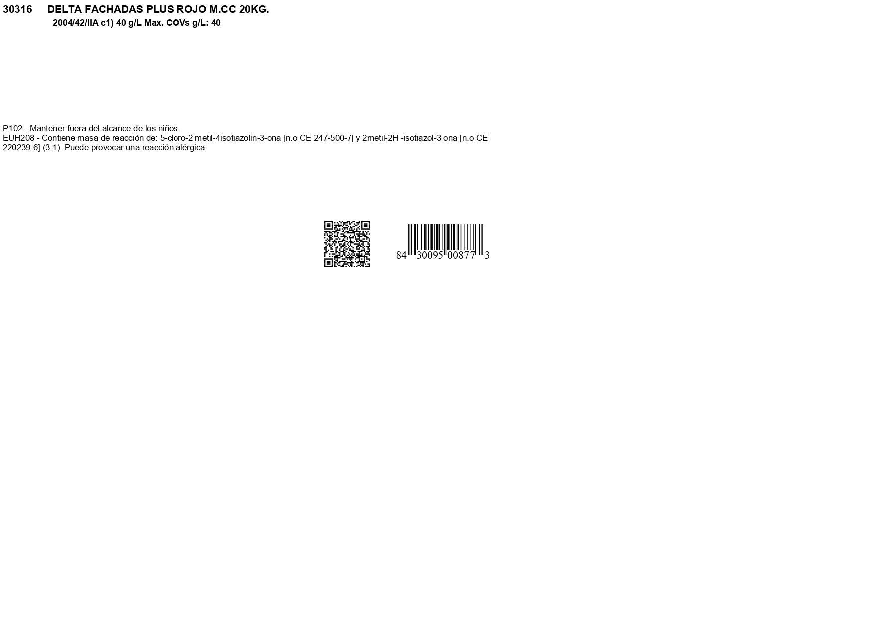 REVESTIMIENTO FACHADAS DELTA PLUS  20KG ROJO MAESTRANZA - 4