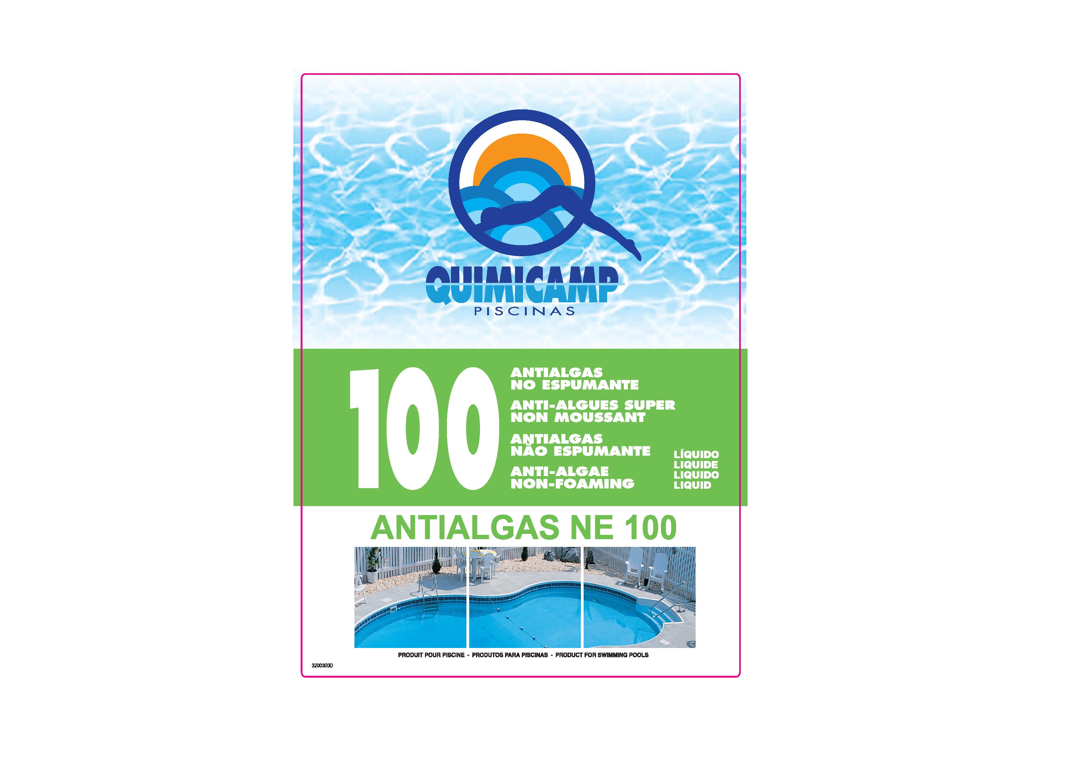 ALGICIDA LÍQUIDO NE 100 5L QUIMICAMP - 2