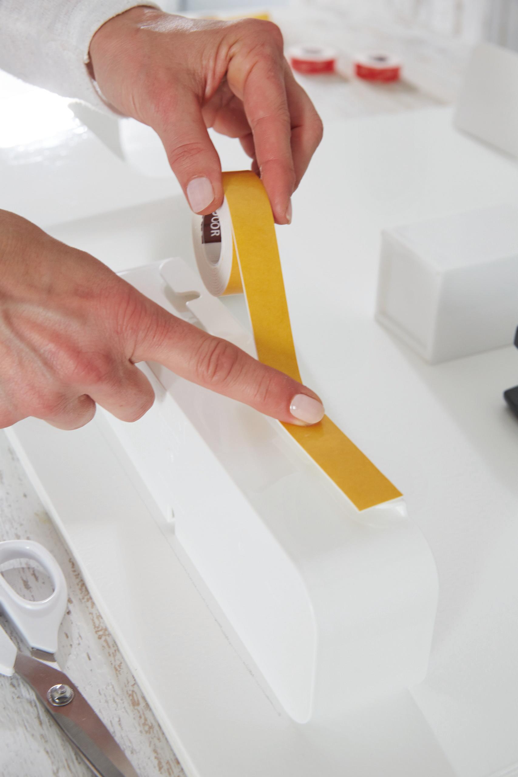 Fita adesiva dupla face fixação 1.5mx19mm branco Tesa - 8