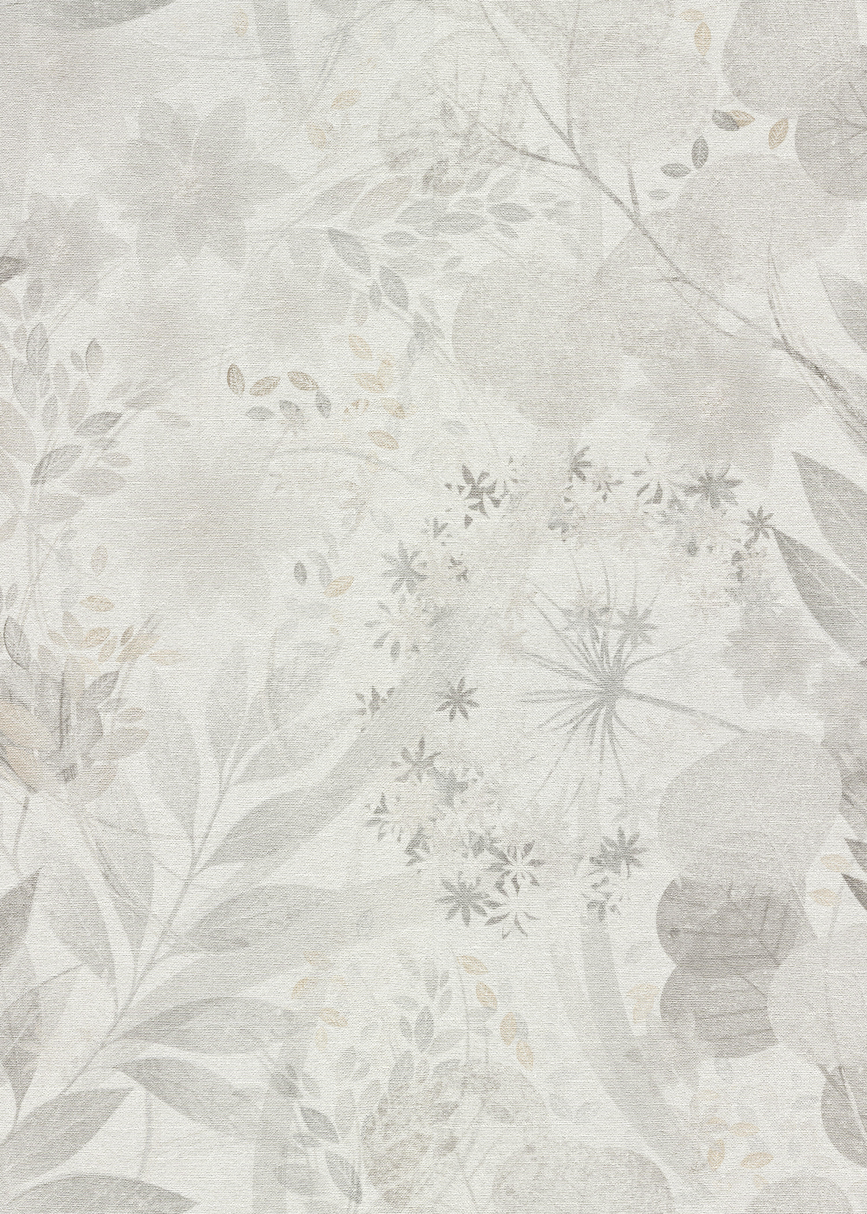 Papel pintado vinilo aplicación cola en pared Harmony deluxe 3 gris  SAINT HONORE 53cmx10.05m lavable - 3