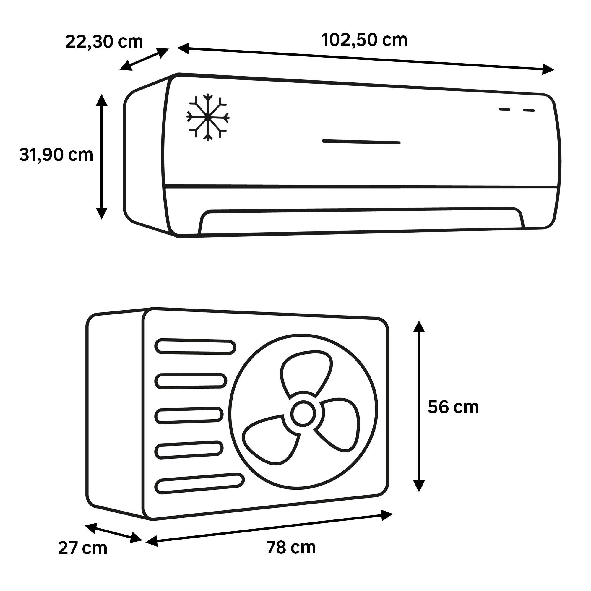 Ar Condicionado 1X1 HTW 4.6 WIFI A+++ 18000 BTU - 4