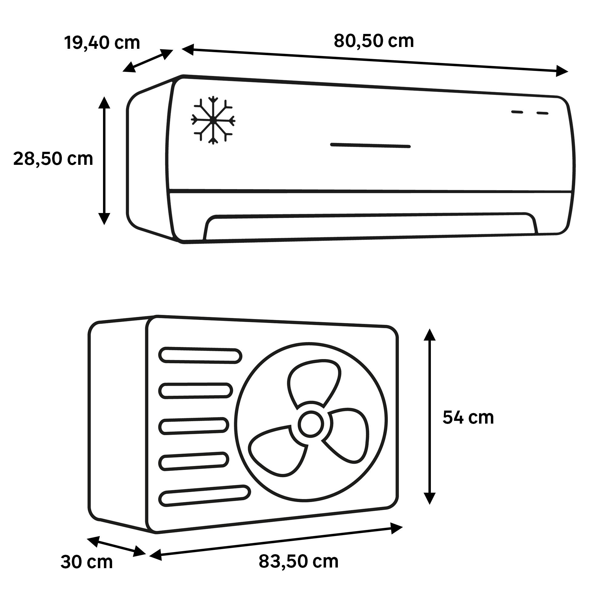 Ar condicionado (1X1) 12KBTU IX39B5 HTW - 4
