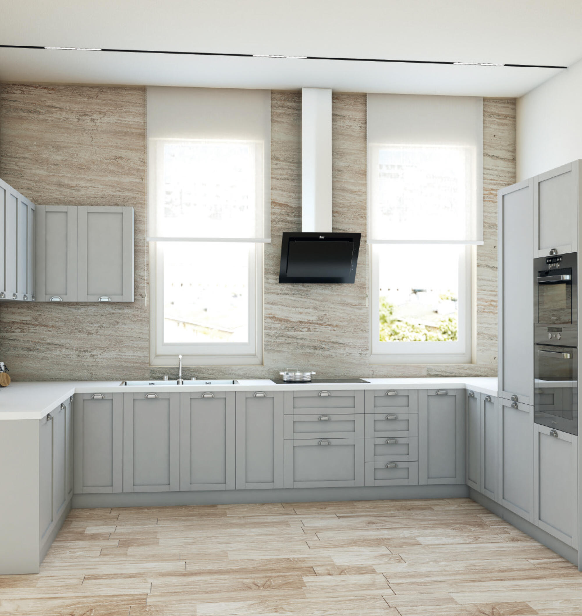 ZÓCALO PARA MUEBLE DE COCINA MENORCA GRIS CLARO MATE SUPERPAN 10/22MMX2,40M 1UD - 8