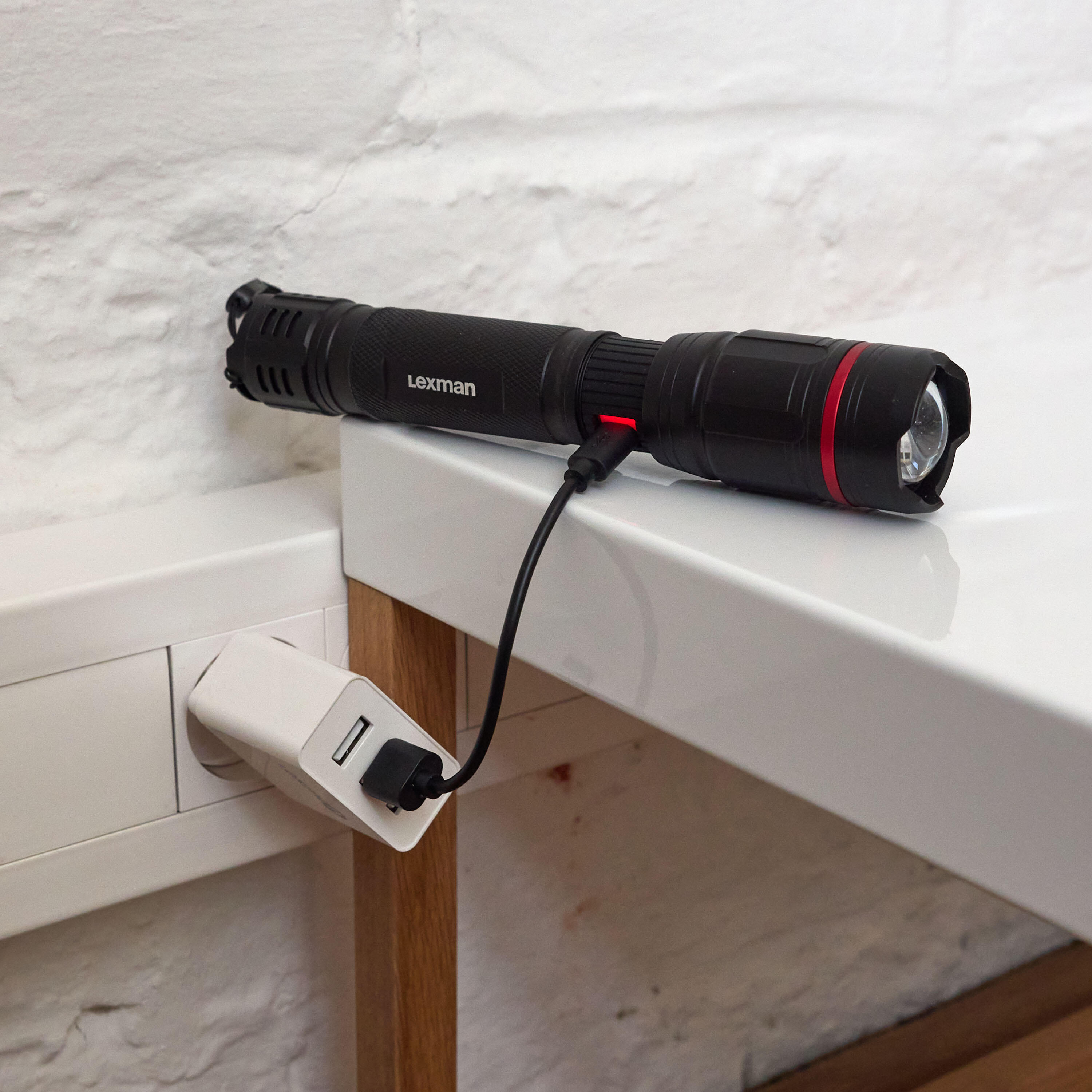 Latarka ledowa aluminiowa 450 lm USB-C Lexman - 5