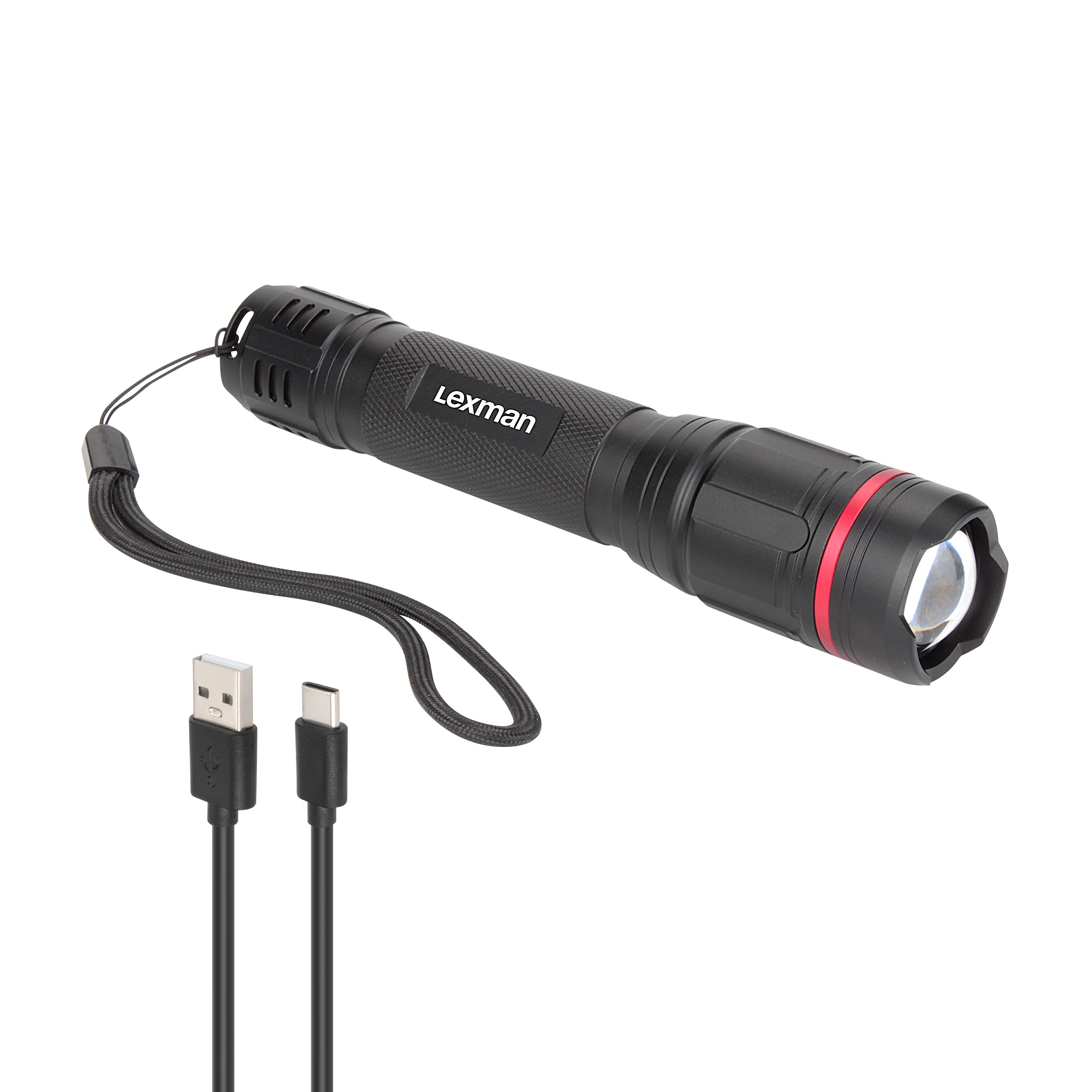 Latarka ledowa aluminiowa 450 lm USB-C Lexman - 2