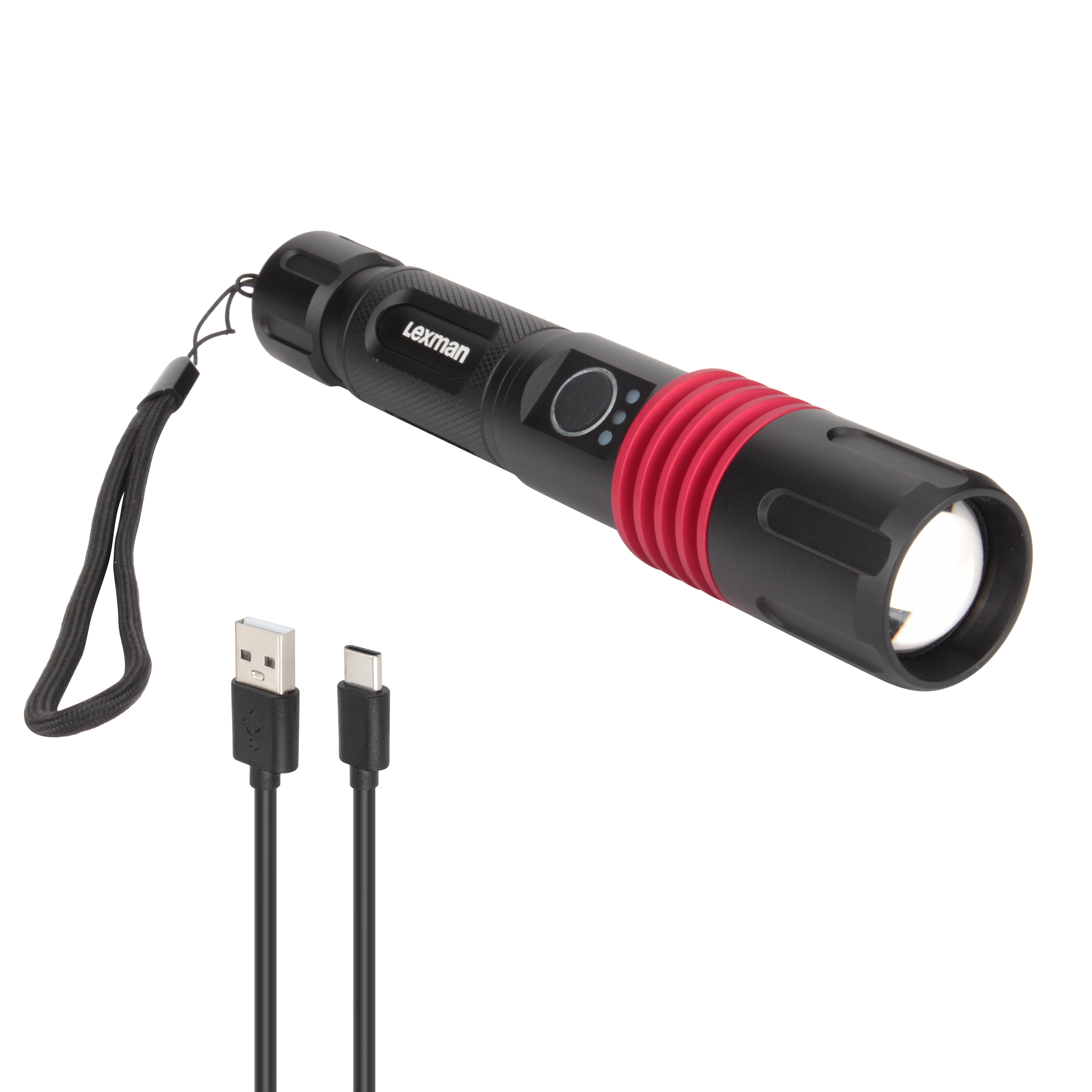 Kompaktowa latarka ledowa aluminiowa 800 lm USB-C Lexman - 5