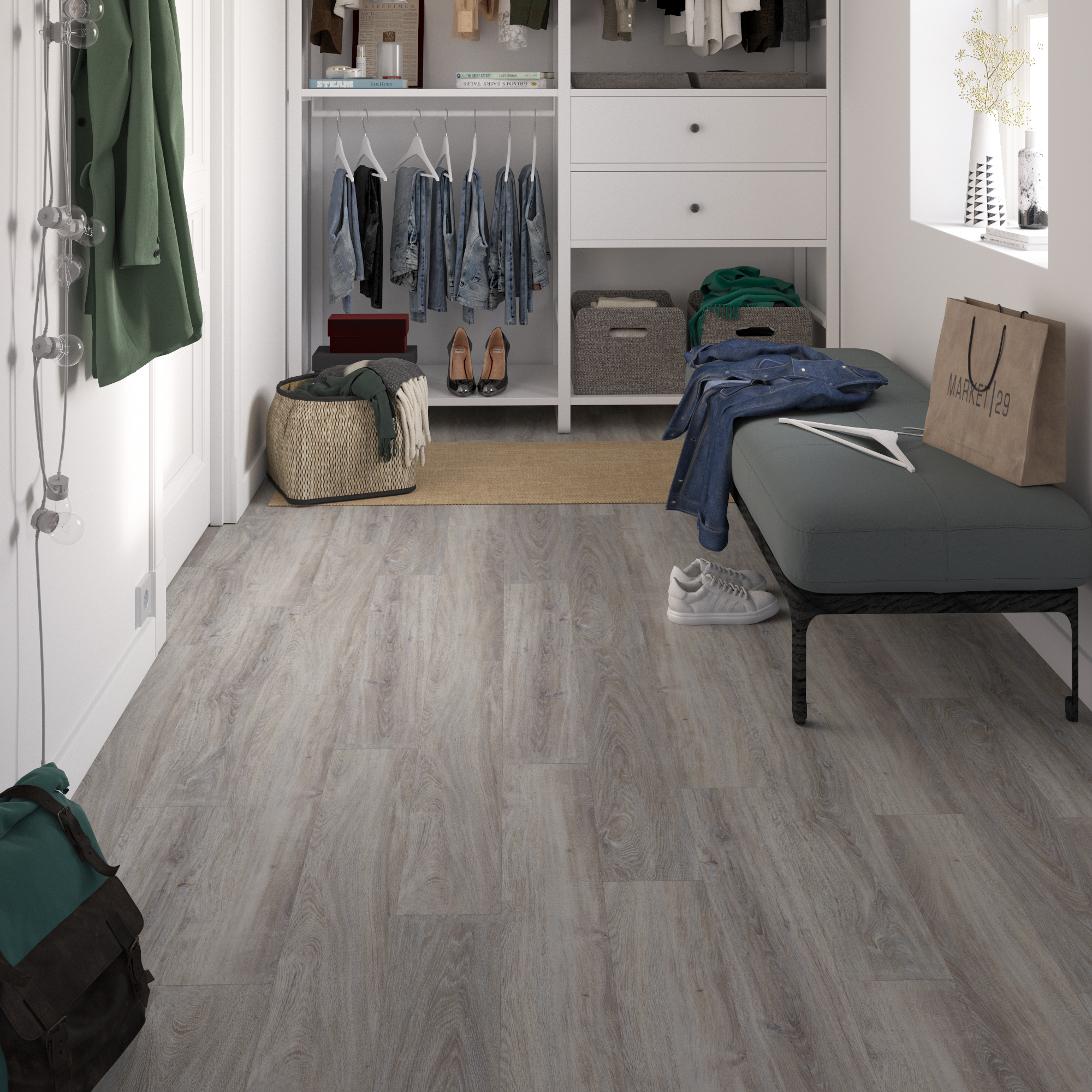 Lame PVC scratch medio ARTENS Mayum bois gris - 3