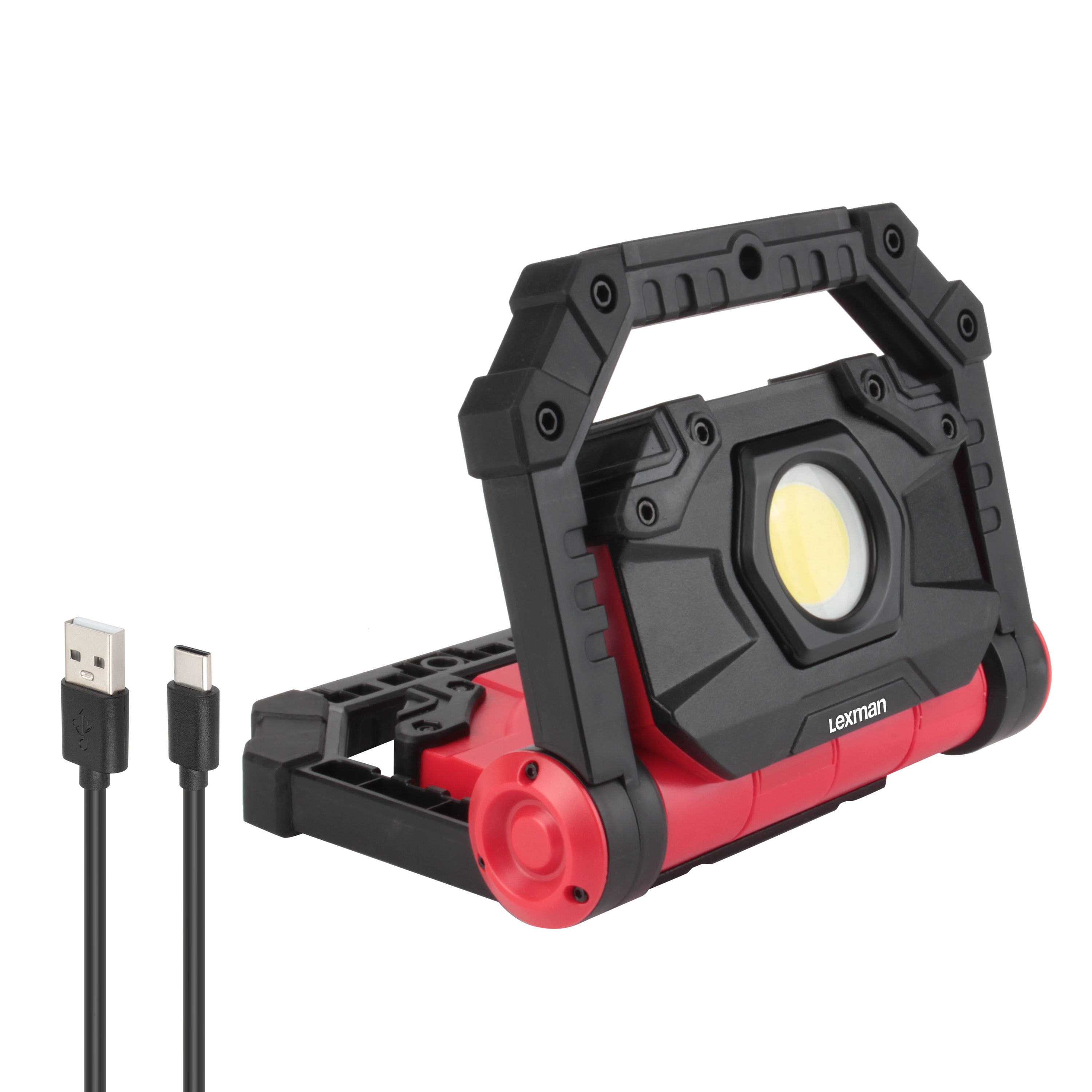 Kompaktowy reflektor budowlany 2000 lm USB-C Lexman - 12