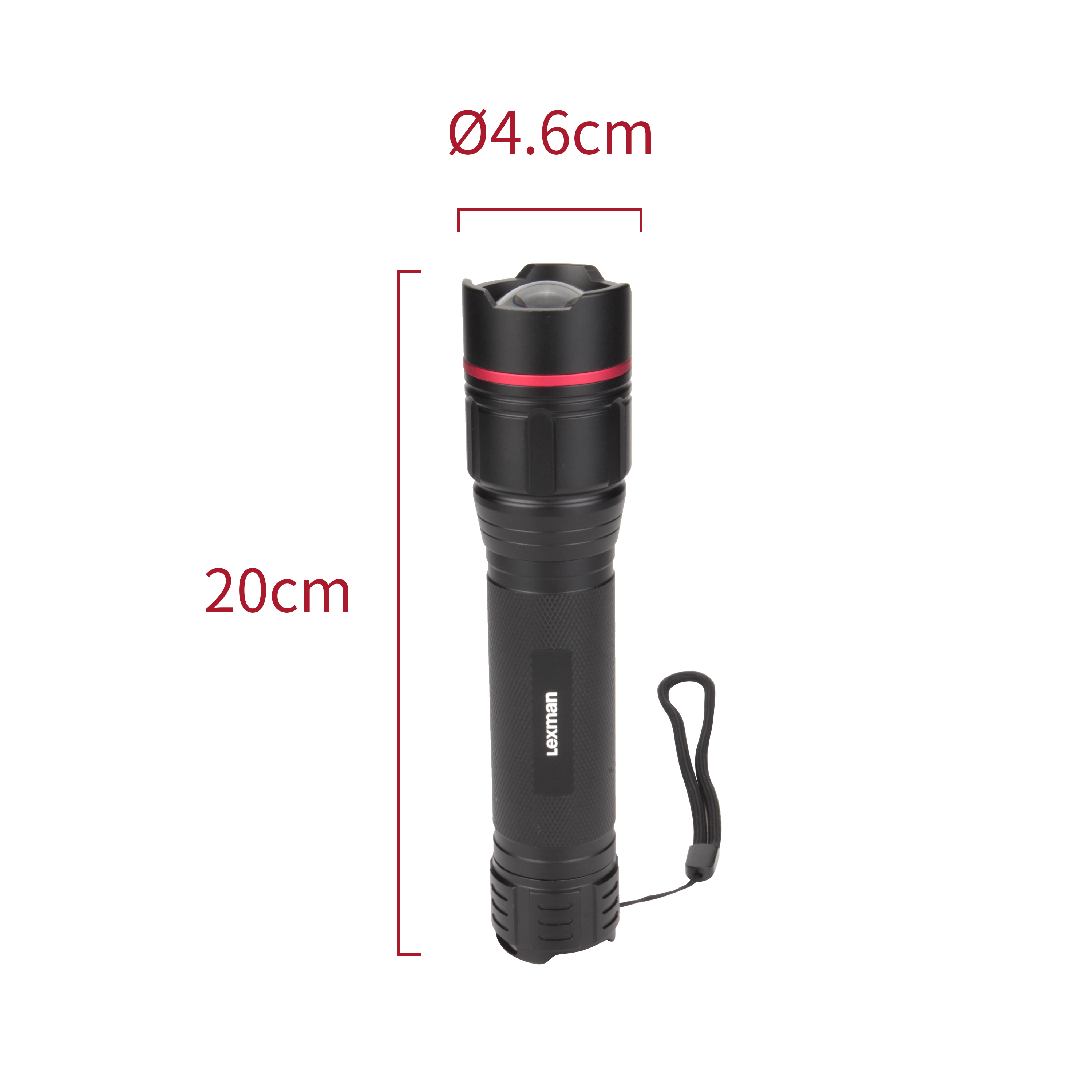 Latarka ledowa aluminiowa 1200 lm USB-C Lexman - 9