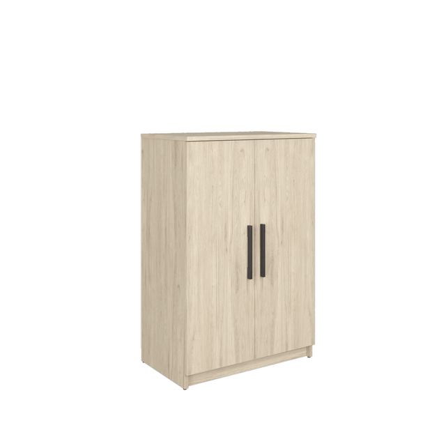 Zapatero Home Nimes con 2 compartimentos para 18 pares en melamina color roble natural 60x90x36 cm