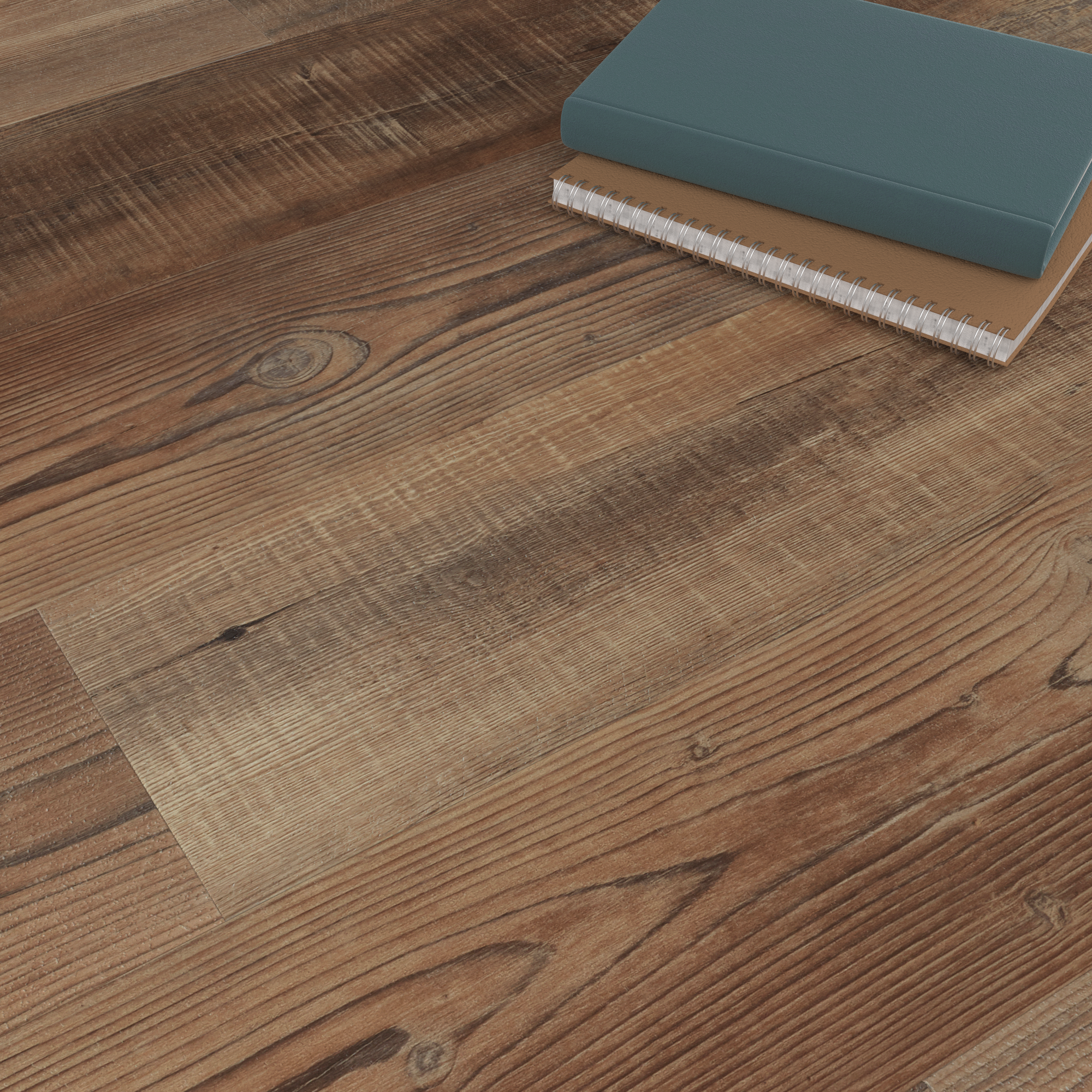 Suelo vinílico autoadhesivo forte robesa efecto madera oscura mod039 artens