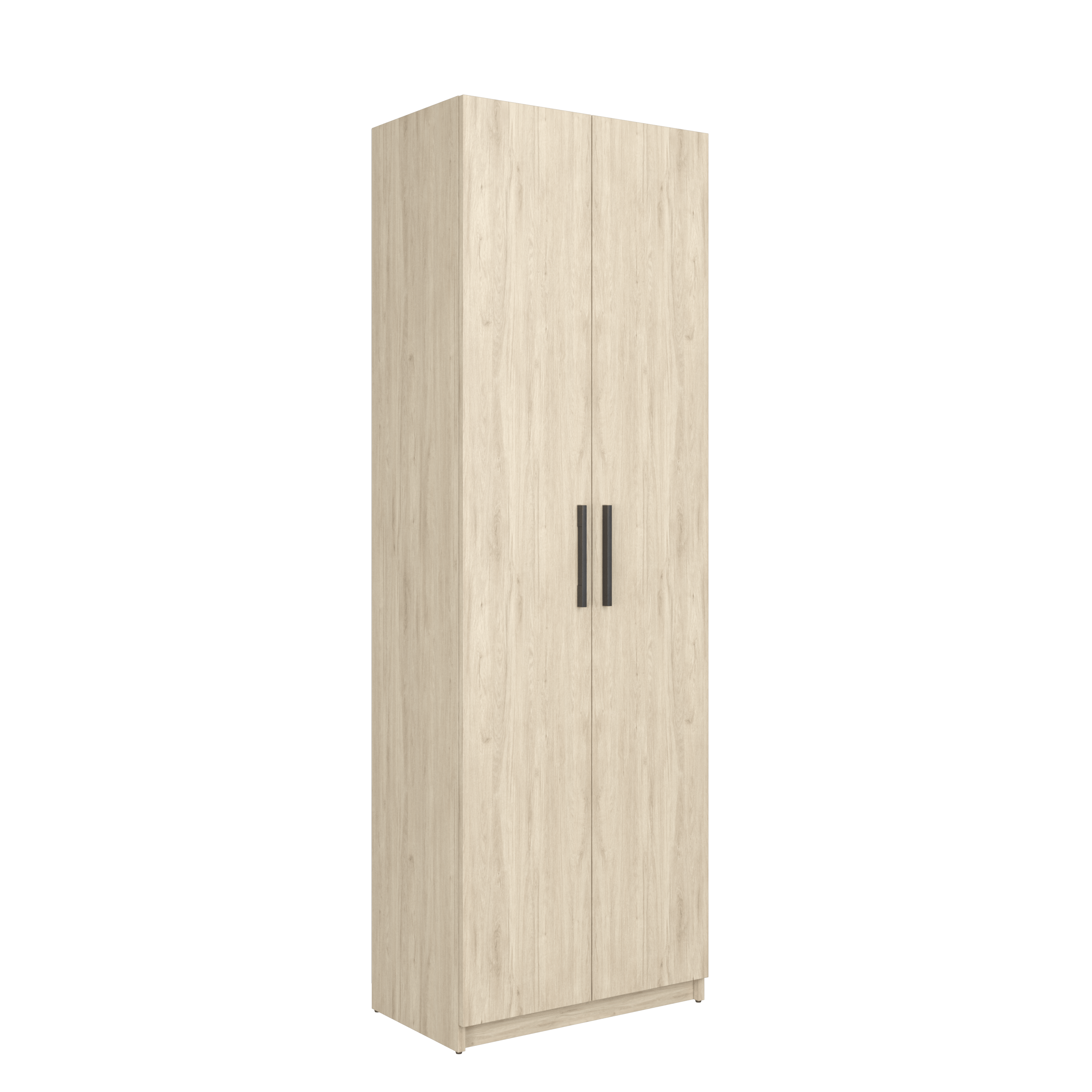 Sapateira 2 portas 21 pares 180x60x35,6 cm carvalho natural Homes Nimes - 2