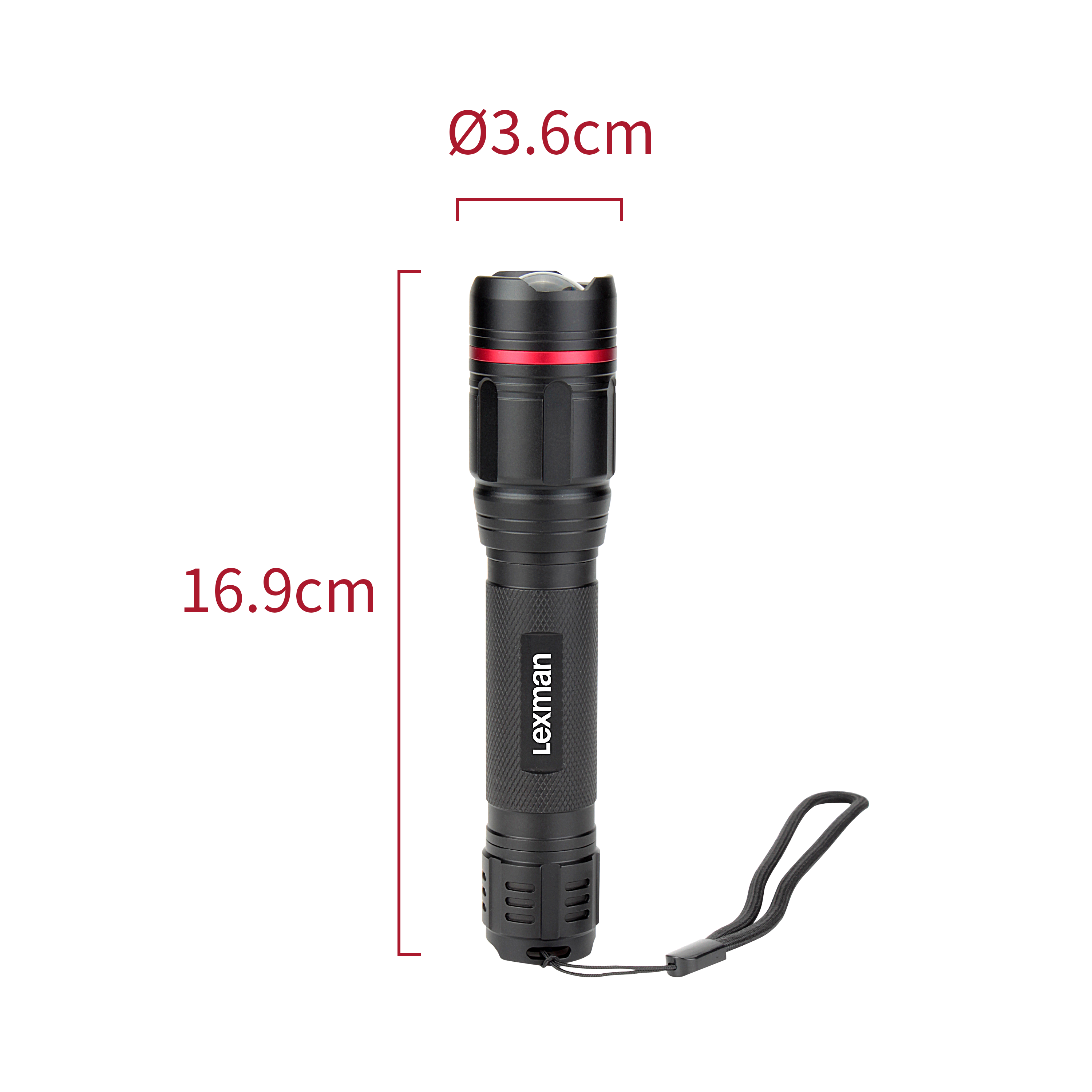 Latarka ledowa aluminiowa 450 lm USB-C Lexman - 10
